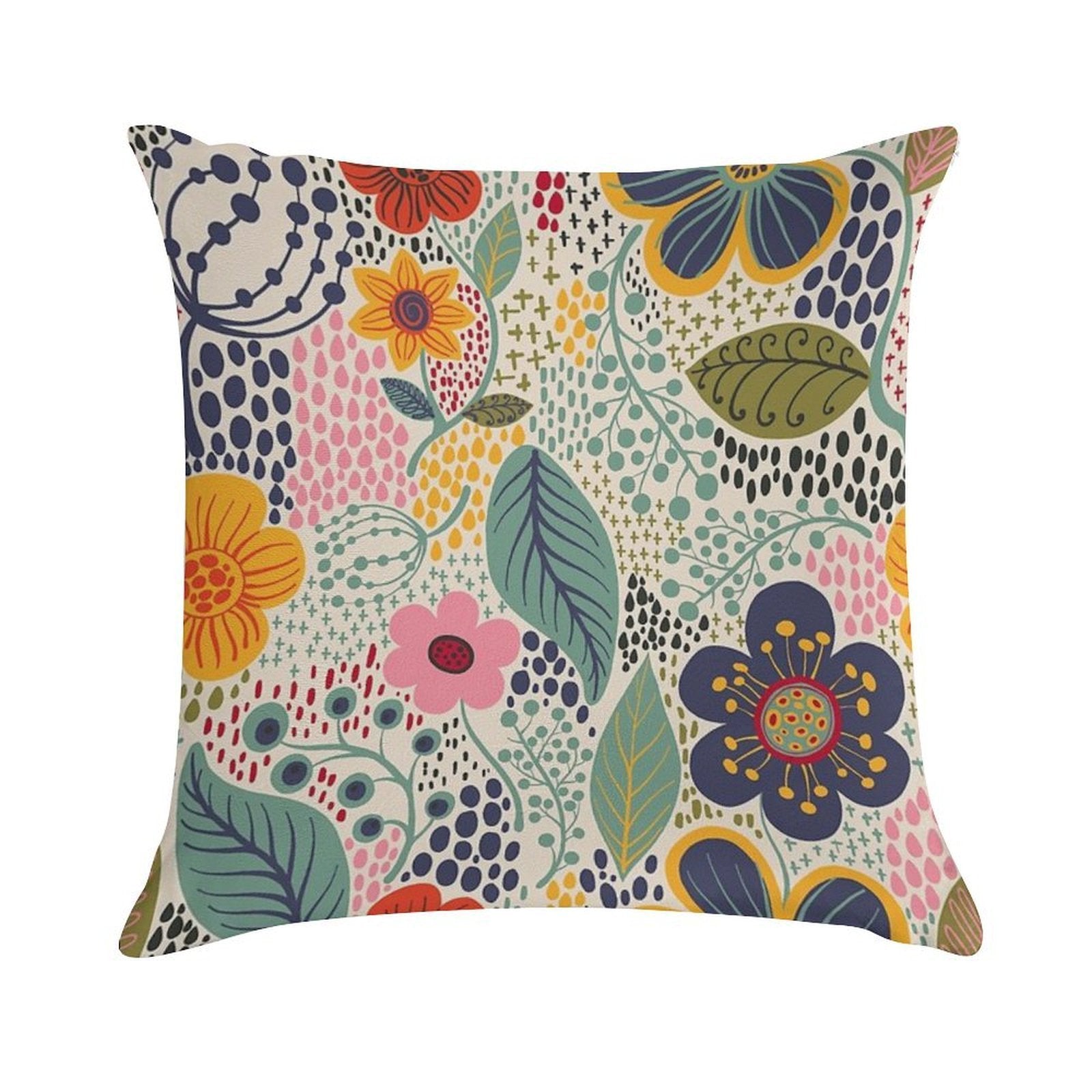 Secret Garden Soft Fade-Resistant Throw Pillow