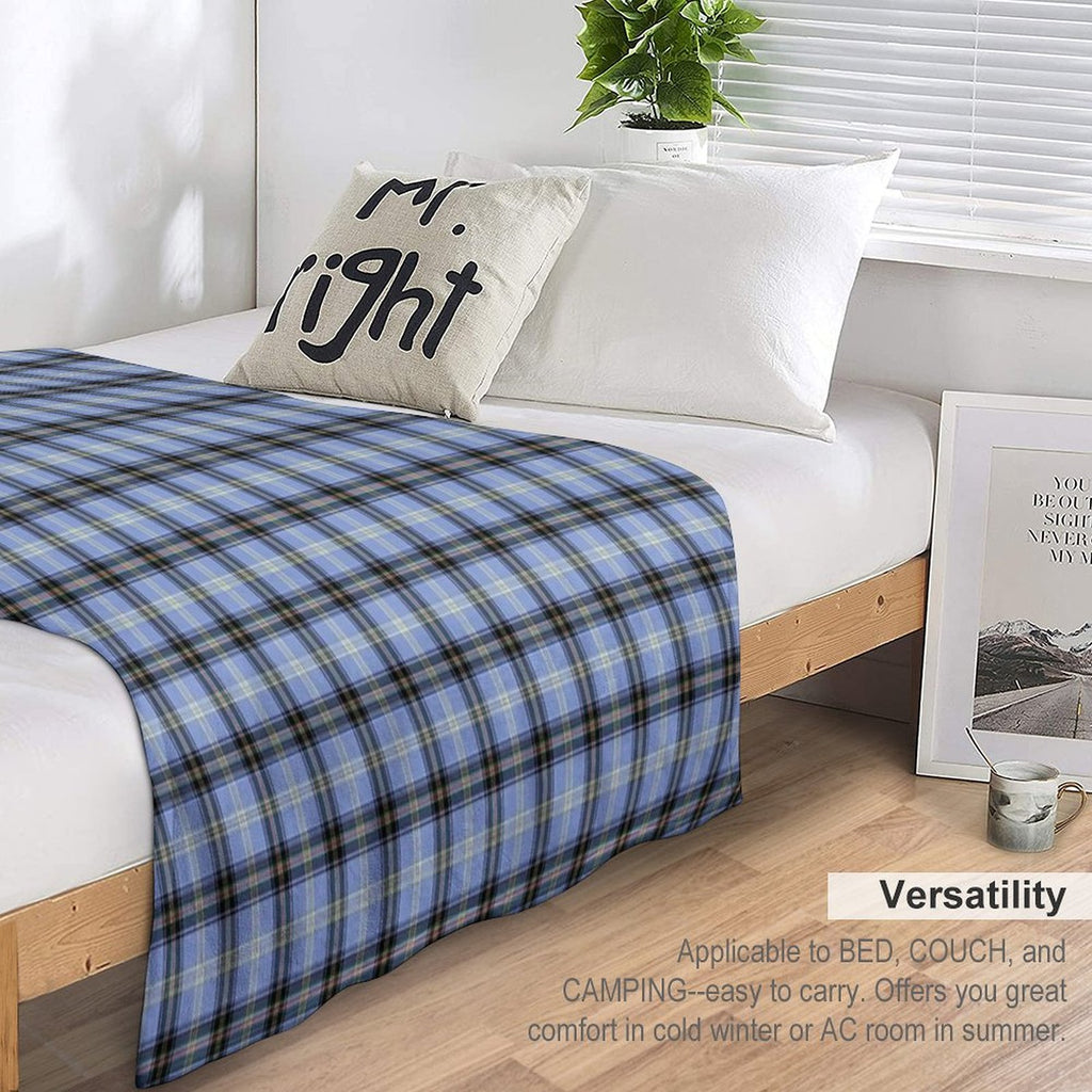 Clan Bell Tartan Anti-pilling Throw Blanket