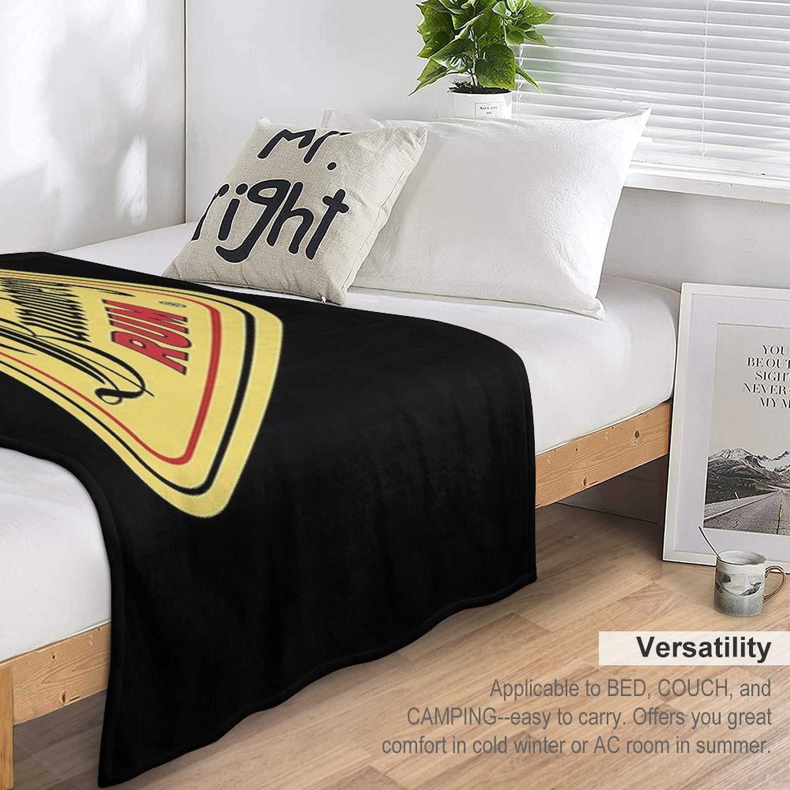 BEST SELLER Bundaberg Rum Logo Merchandise Easy Care Throw Blanket