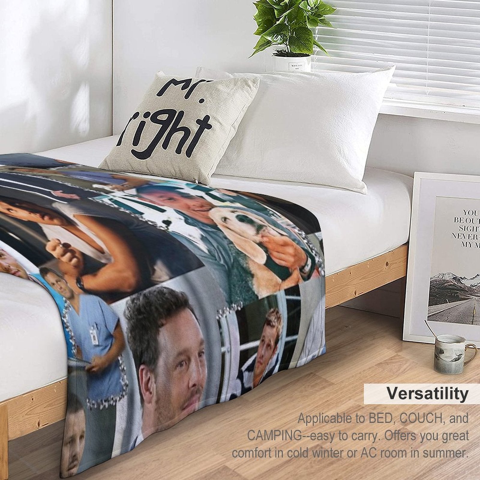Alex Karev Collage Gift-ready Throw Blanket