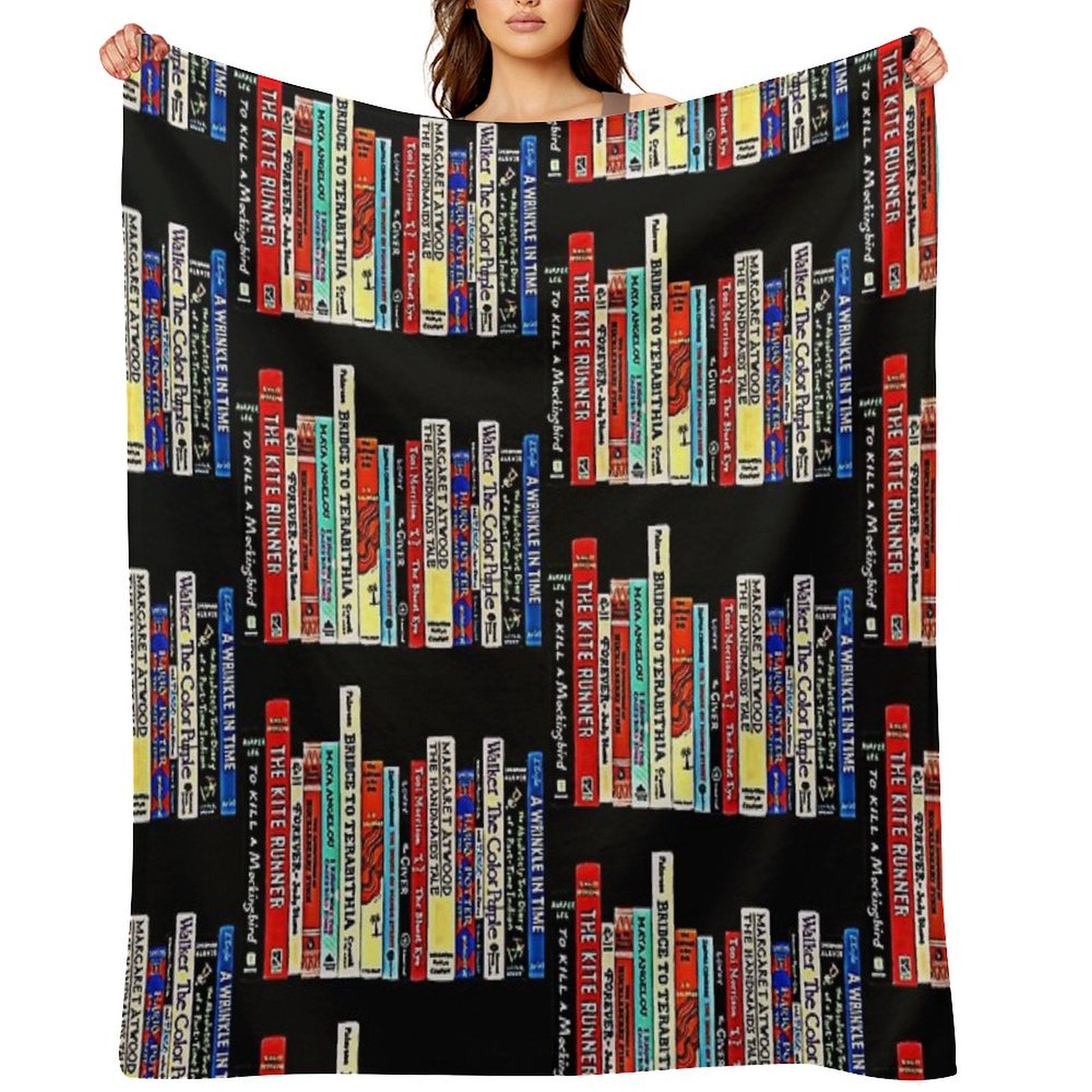 Banned Books Sustainable Throw Blanket