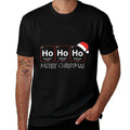 Ho Ho Ho Holmium Element Funny Chemistry Christmas Gift  Heathered Texture T-Shirt