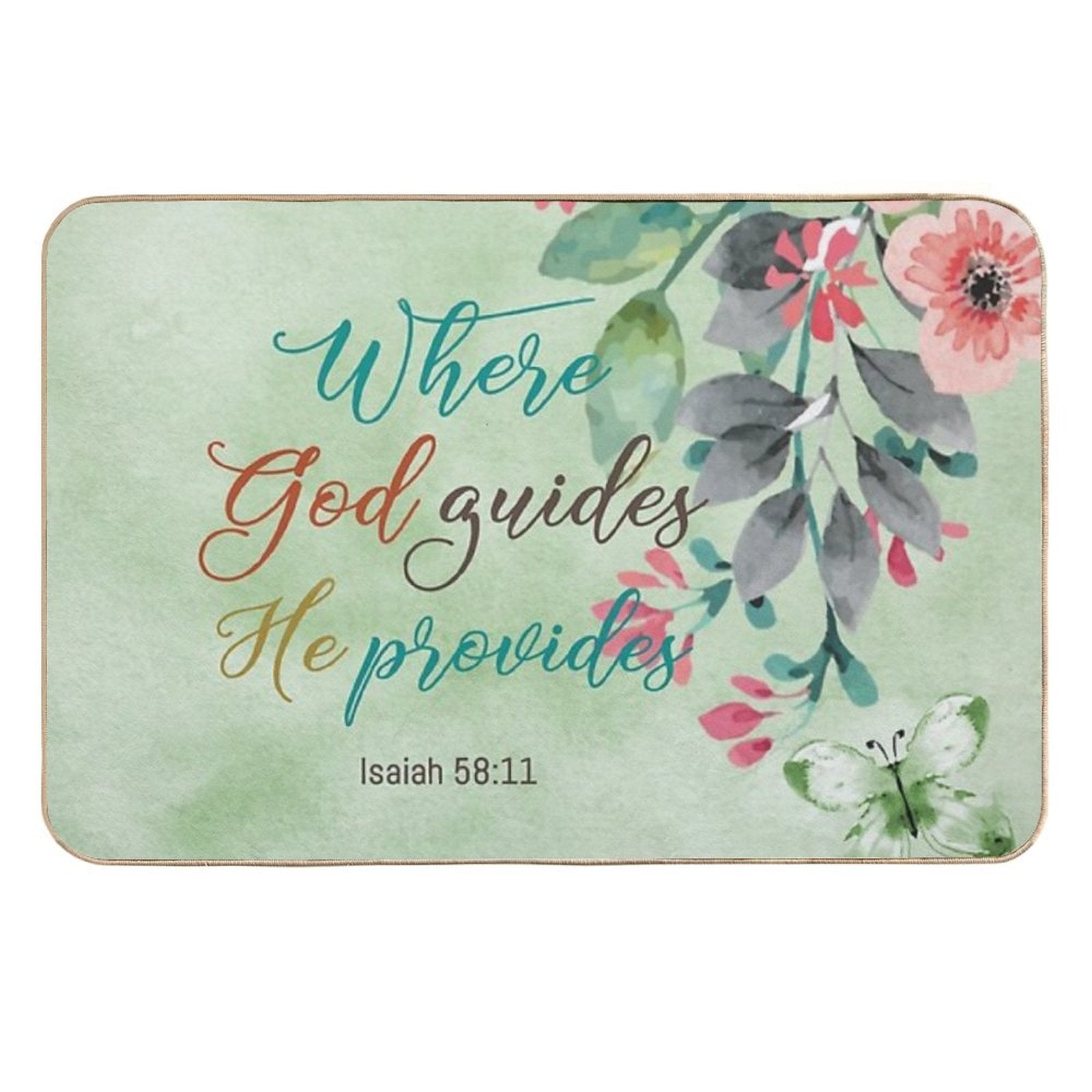 Isaiah 5811  Easy Maintenance Bath Mat