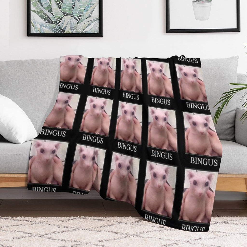 BINGUS Velvety-soft Throw Blanket