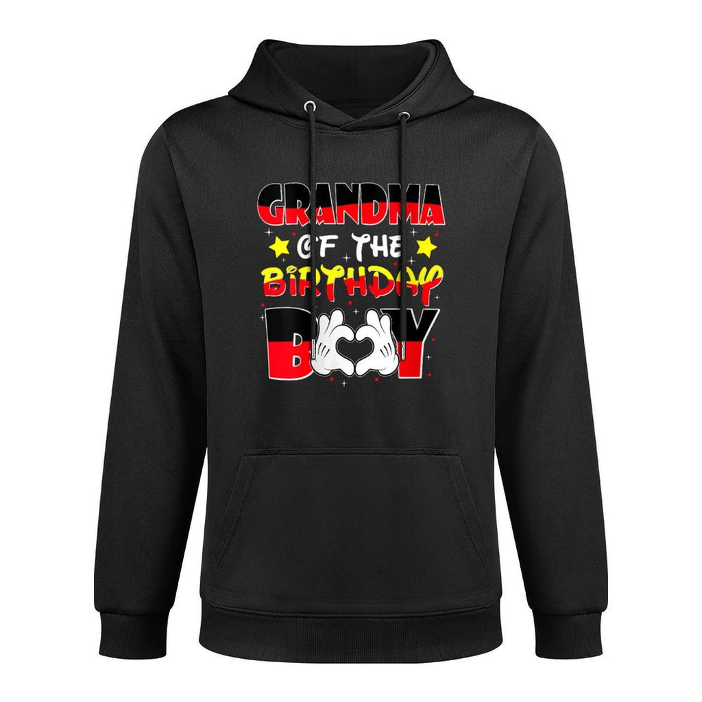 Womens Grandma Of The Birthday Boy Matching Grandson Family Easy Care Hoodie