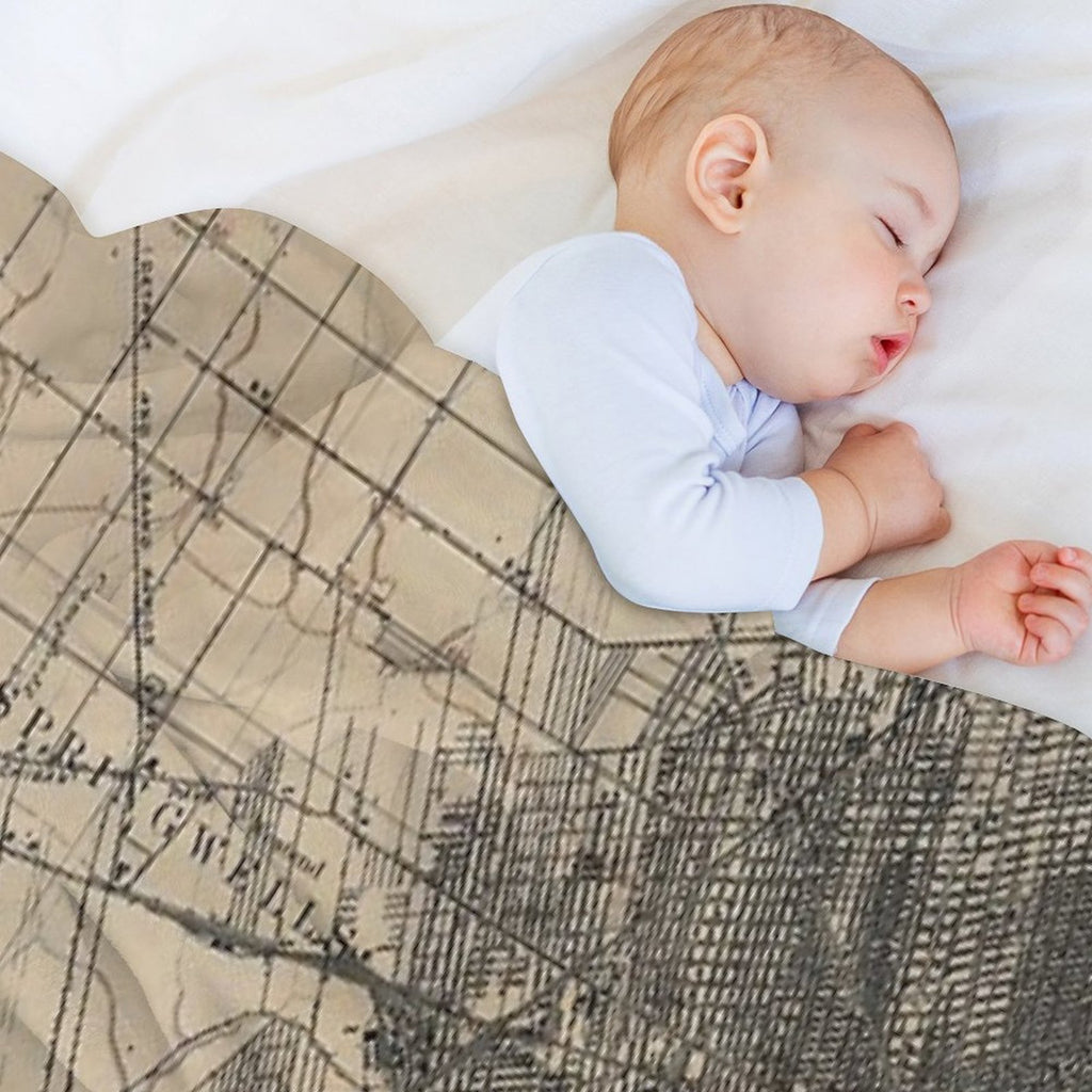 Detroit Skyline Comfort Throw Blanket
