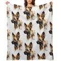 African Wild Dog Compact Throw Blanket