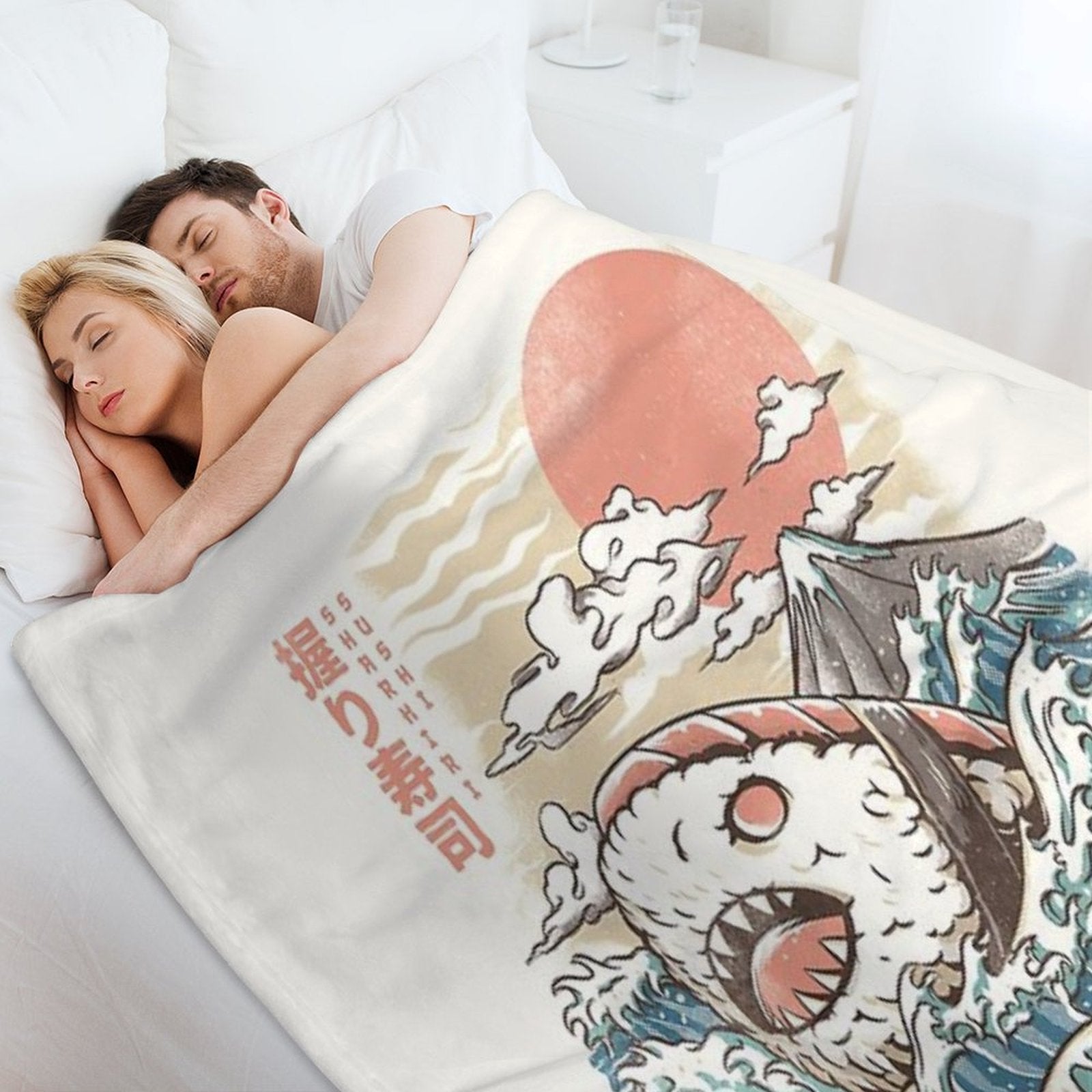 Sharkiri Sushi Versatility Throw Blanket