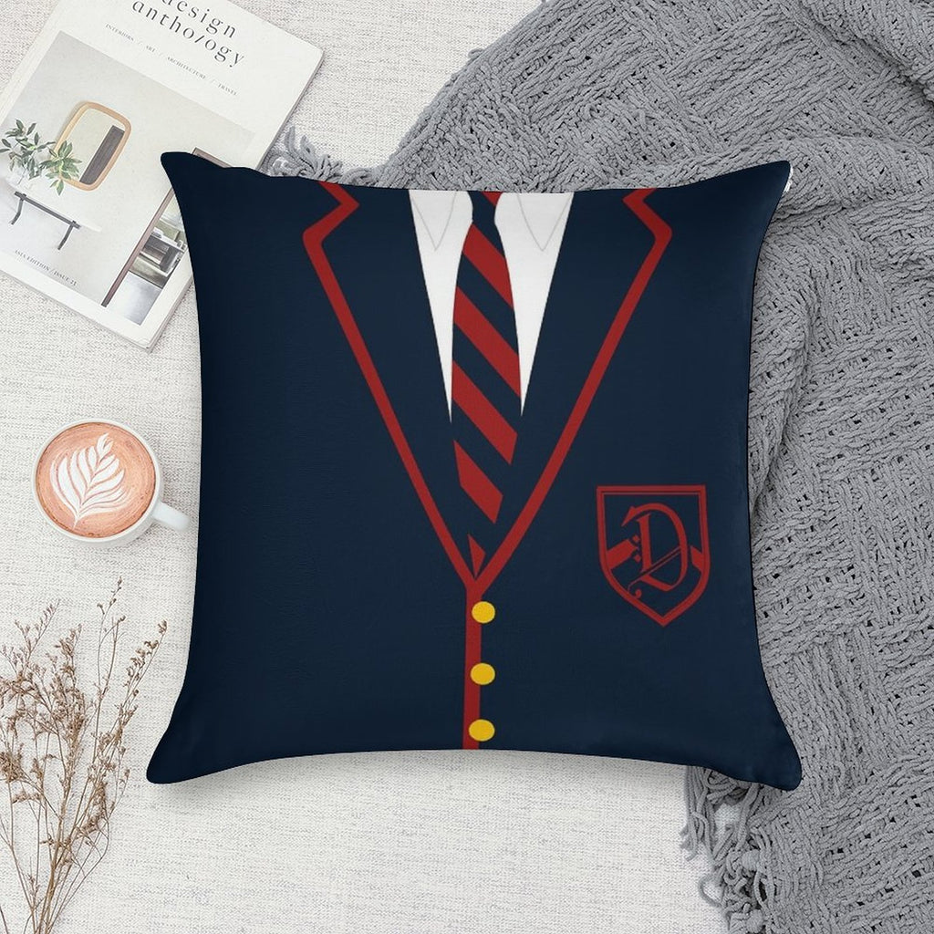 Dalton Academy's The Warblers Soft Hidden Zipper Throw Pillow