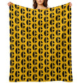 Caterpillar Logo - C Quick-dry Throw Blanket