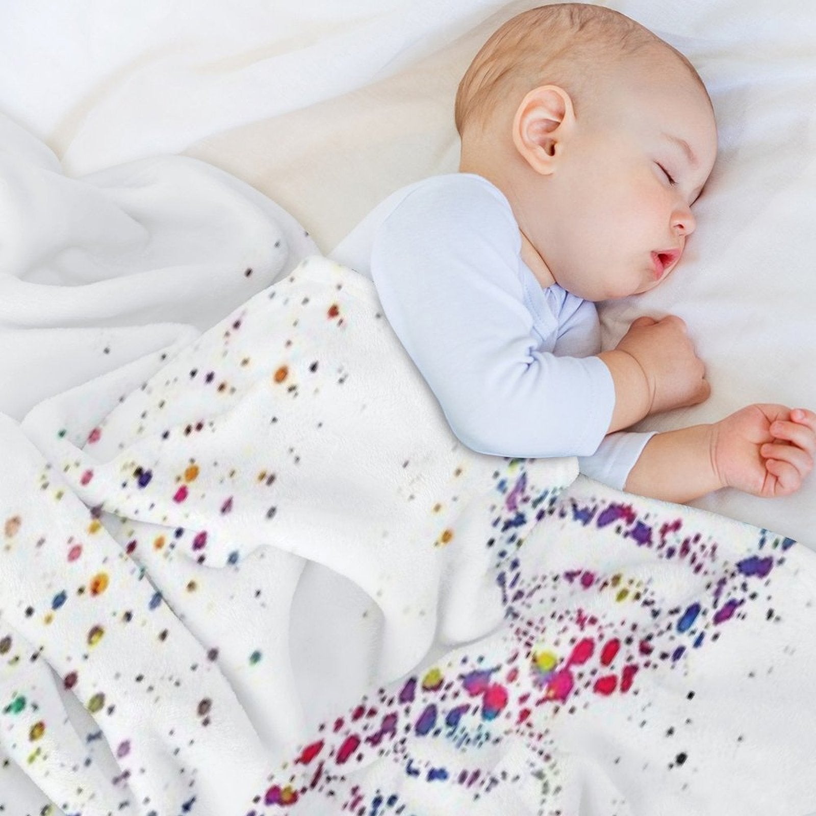 DNA, Watercolor Art,Dna Double Helix Genetic Compact Throw Blanket