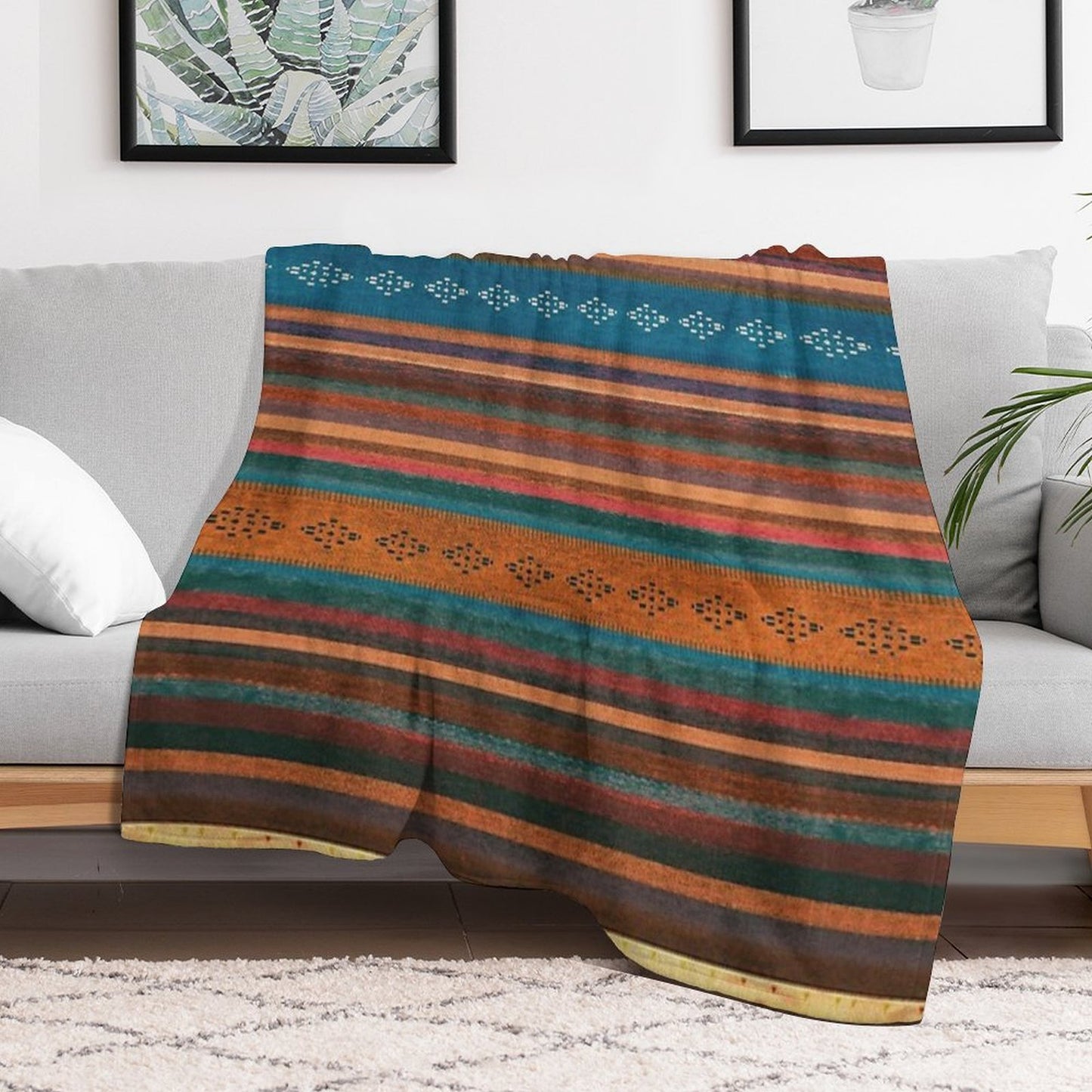 Ancient Gallery Velvety-soft Throw Blanket
