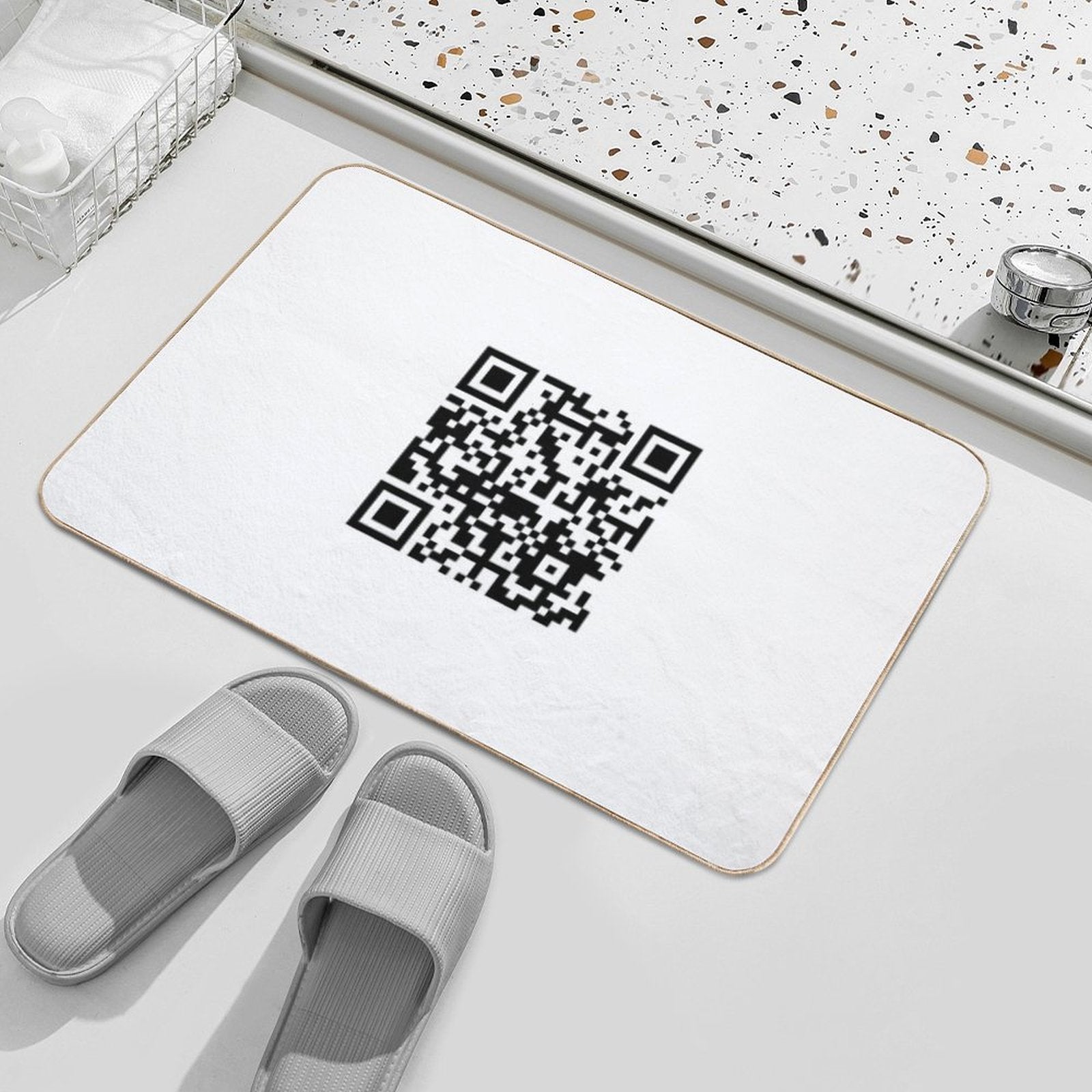 Steamed Hams QR Code  Multi-Purpose Bath Mat
