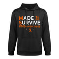 Made to Survive Multiple Sclerosis MS Awareness Month Ribbon All-Day Comfort Hoodie