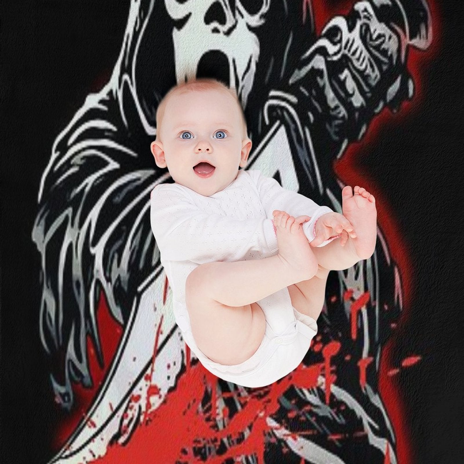 Scream Movie Gift-ready Throw Blanket