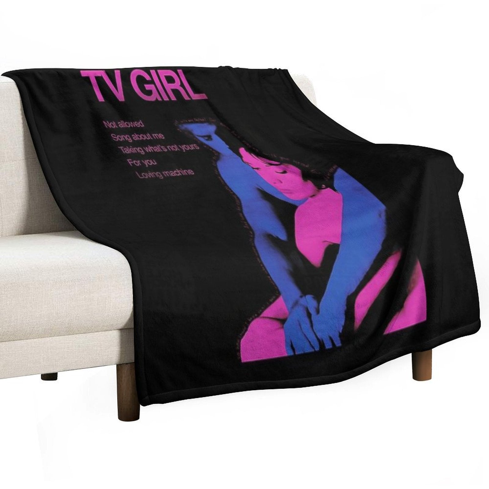 Who Really Cares - Tv Girl Durable Throw Blanket