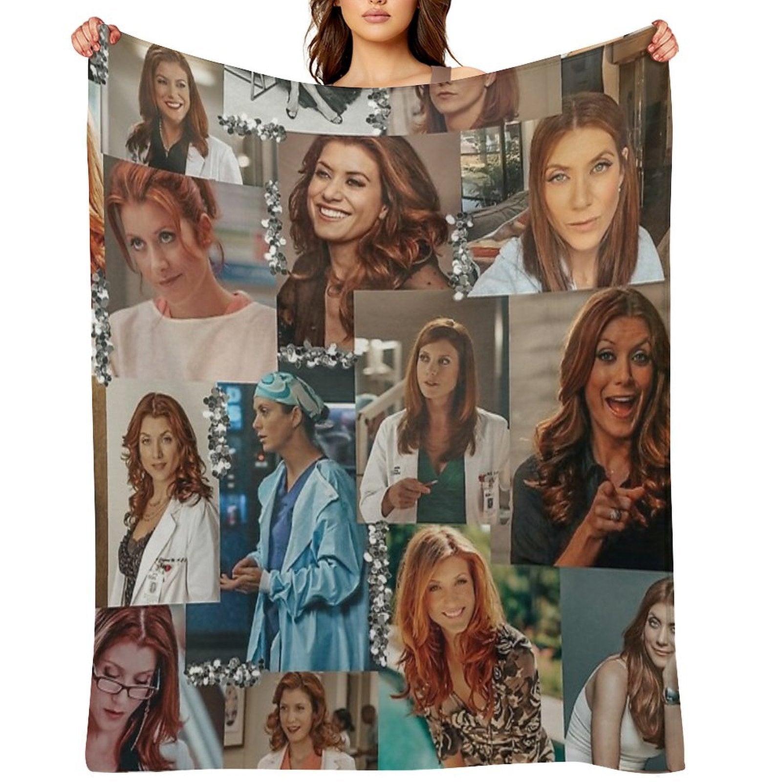 Addison Montgomery Collage ) All-season Throw Blanket