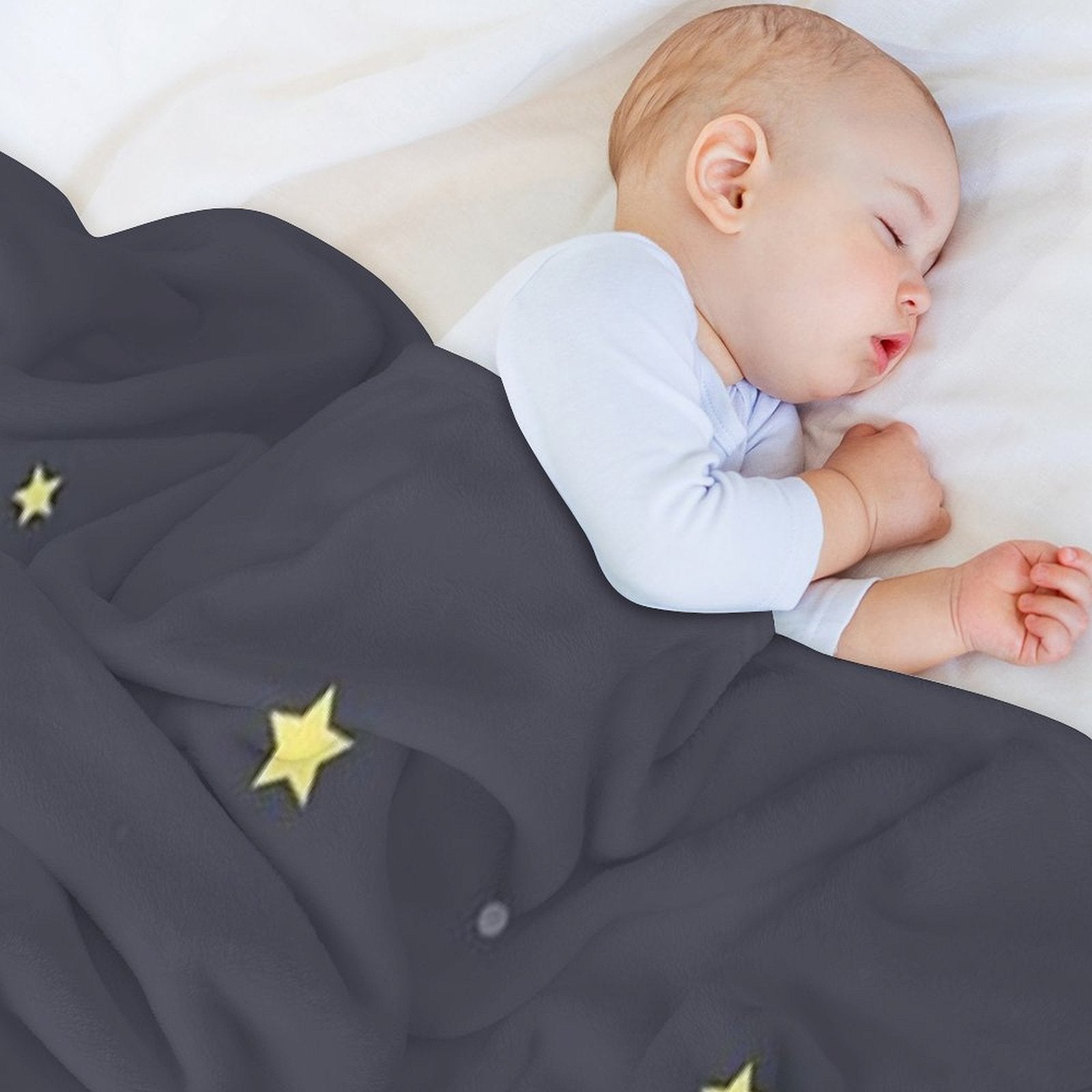 Bubu And Dudu Watching The Moon Together Multi-functional Throw Blanket
