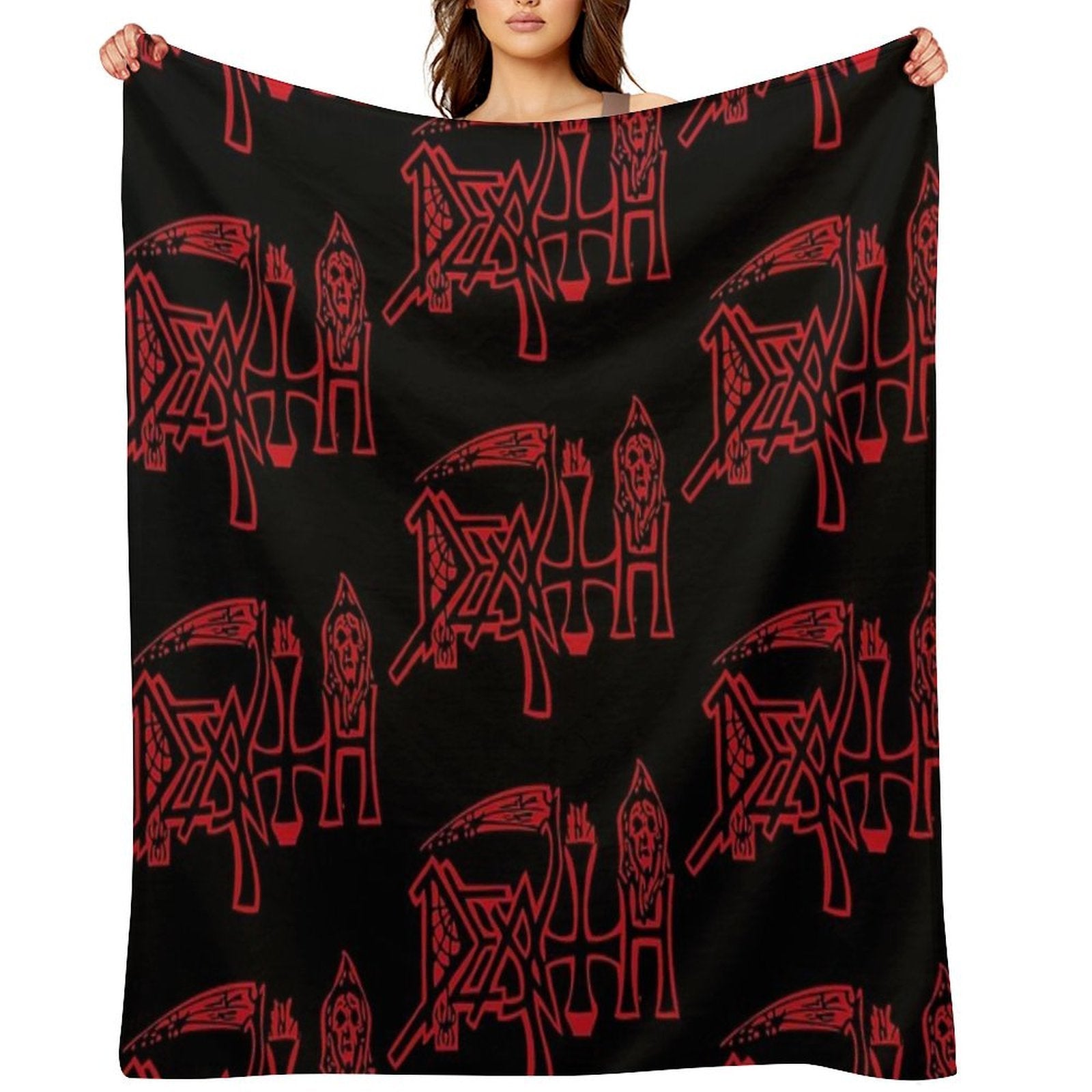 DEATH LOGO Compact Throw Blanket