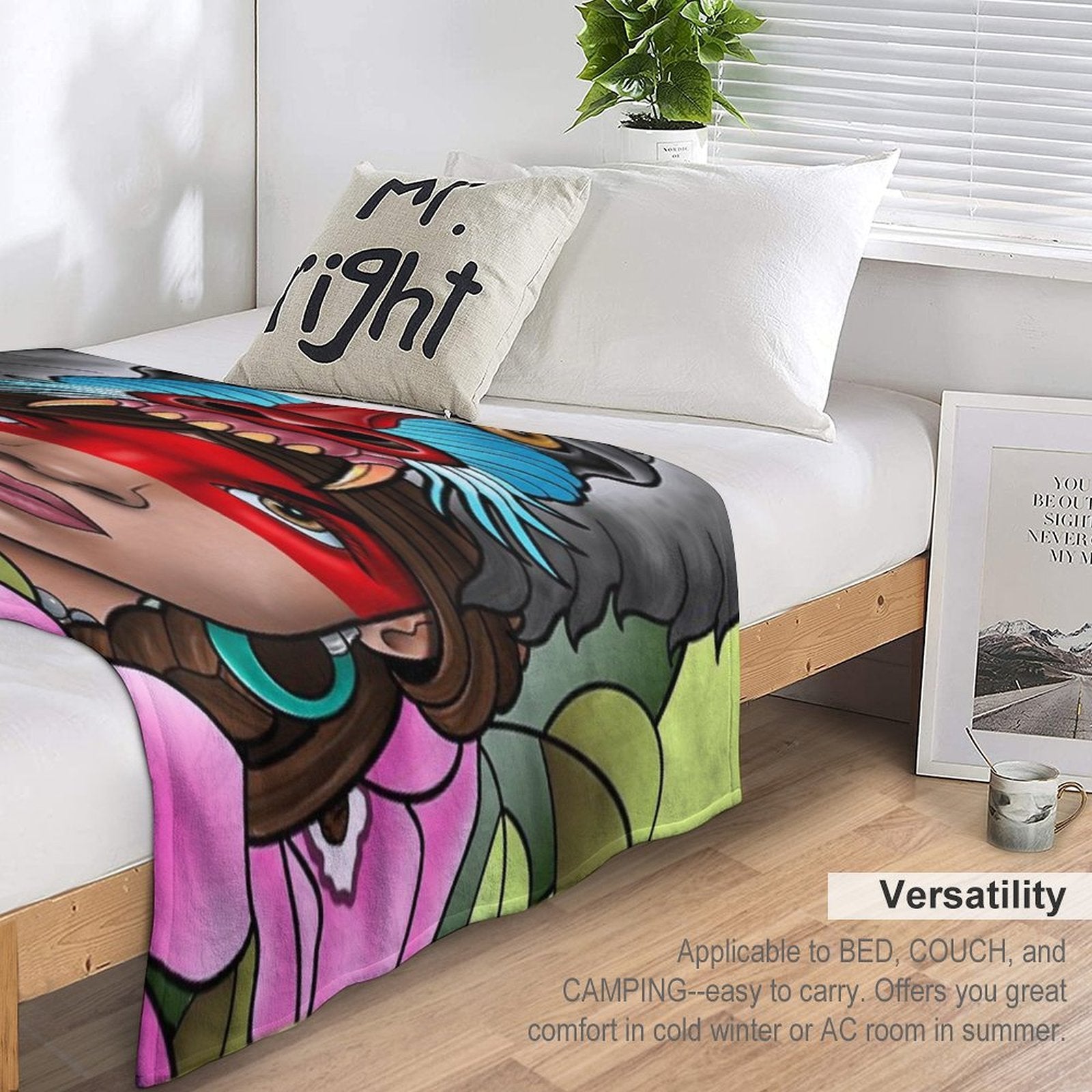 Spirit of The Wild All-season Throw Blanket