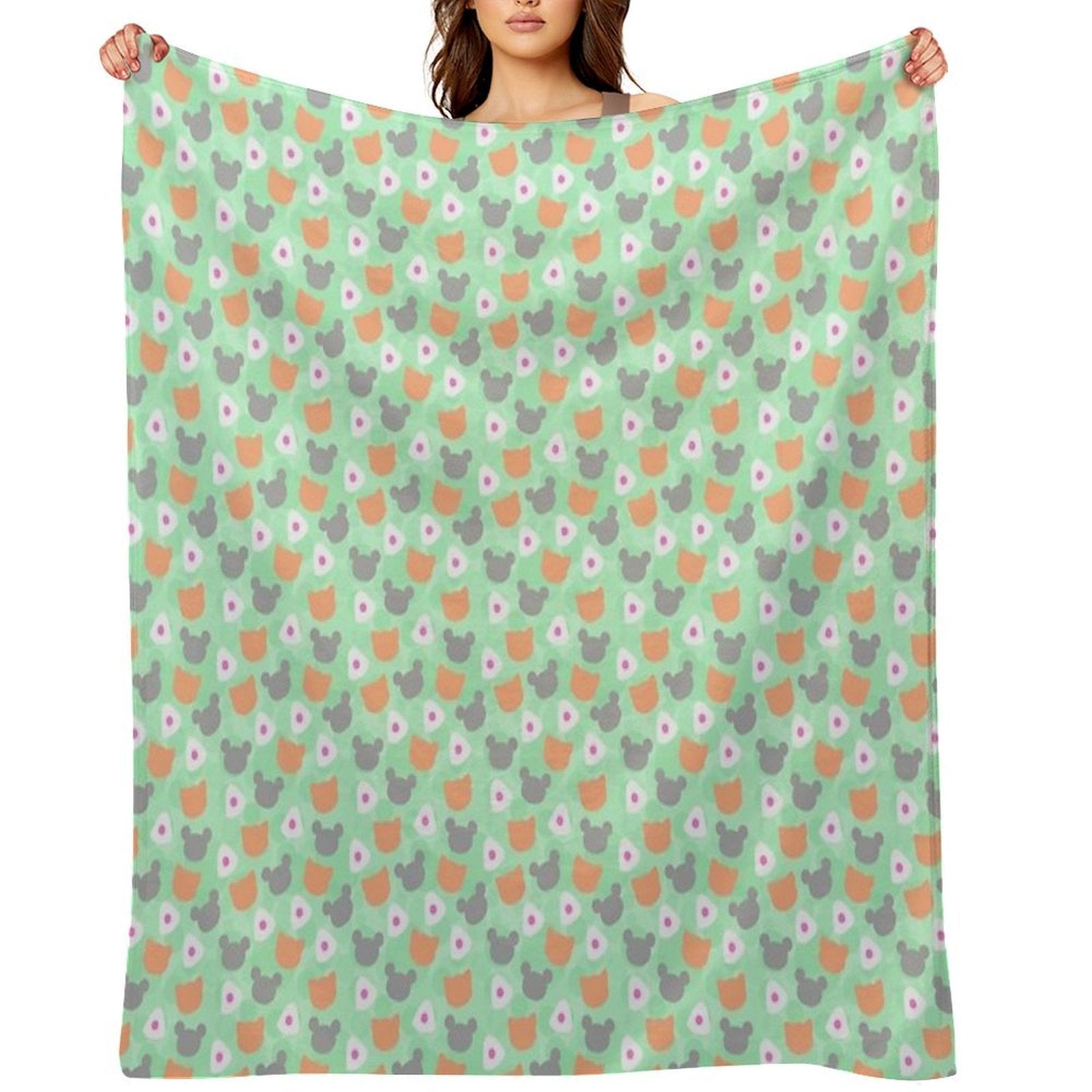 Rat, Cat, Rice All-season Throw Blanket