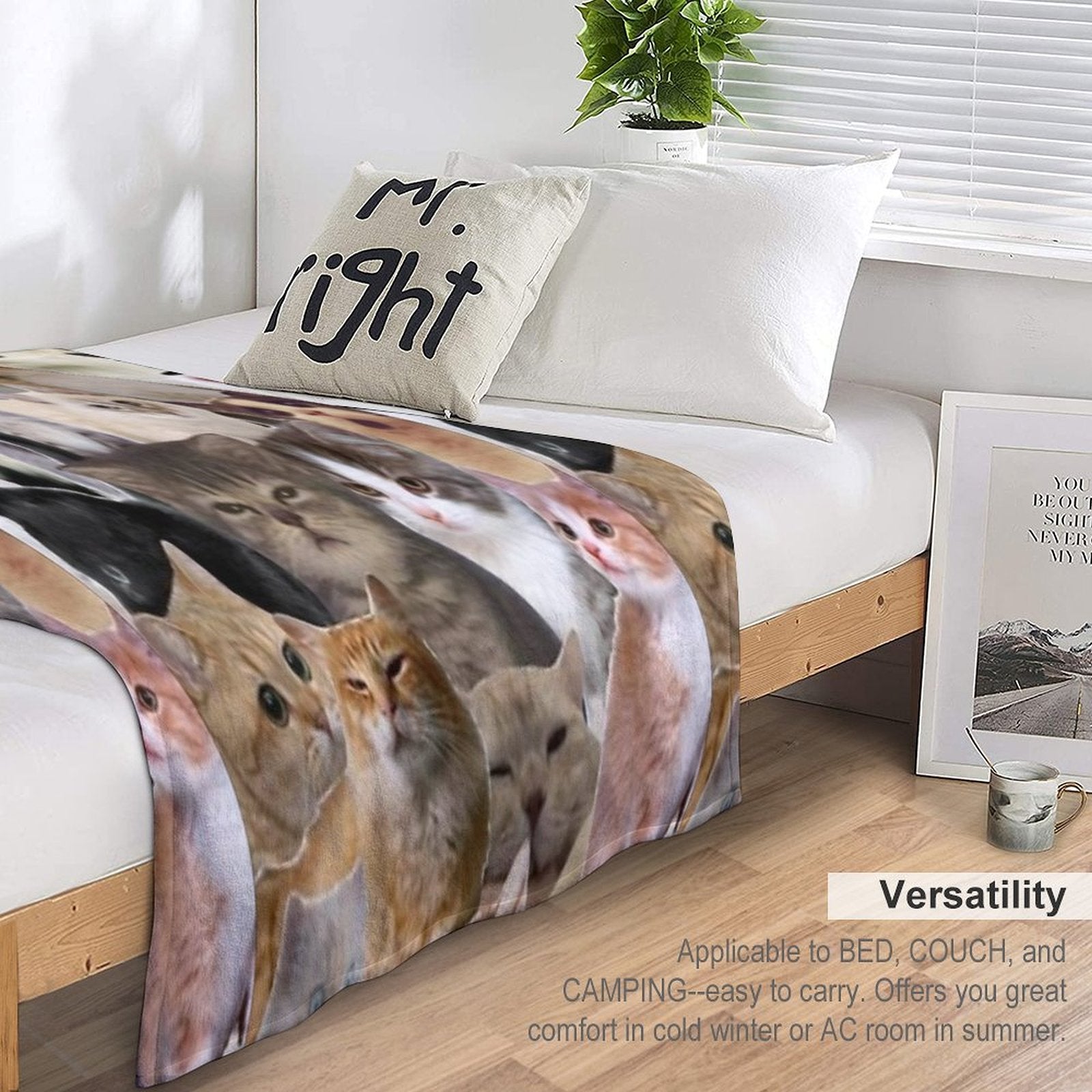 Cat Memes All-season Throw Blanket