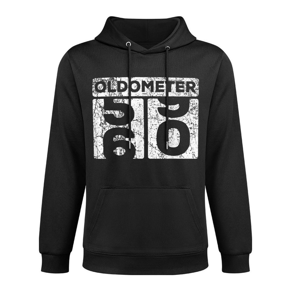Oldometer 59-60 Car Odometer Funny 60th Birthday Breathable Fabric Hoodie