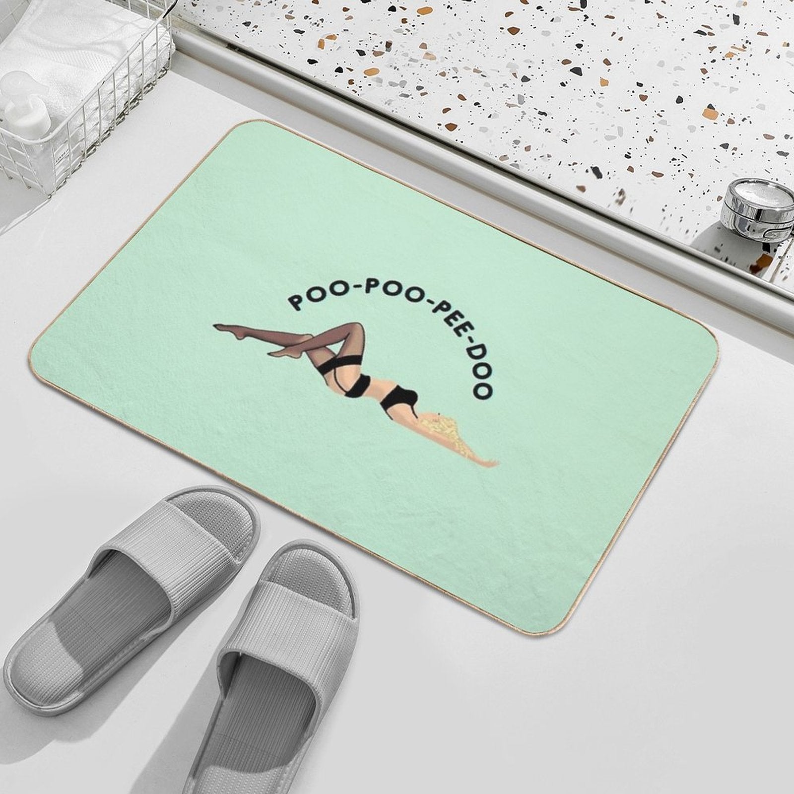 Poo-poo-pee-doo  Versatile Bath Mat