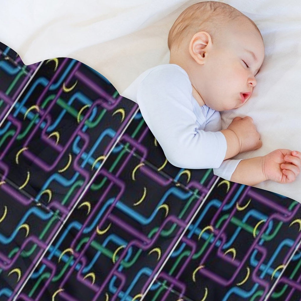 Dan Flashes All-season Throw Blanket