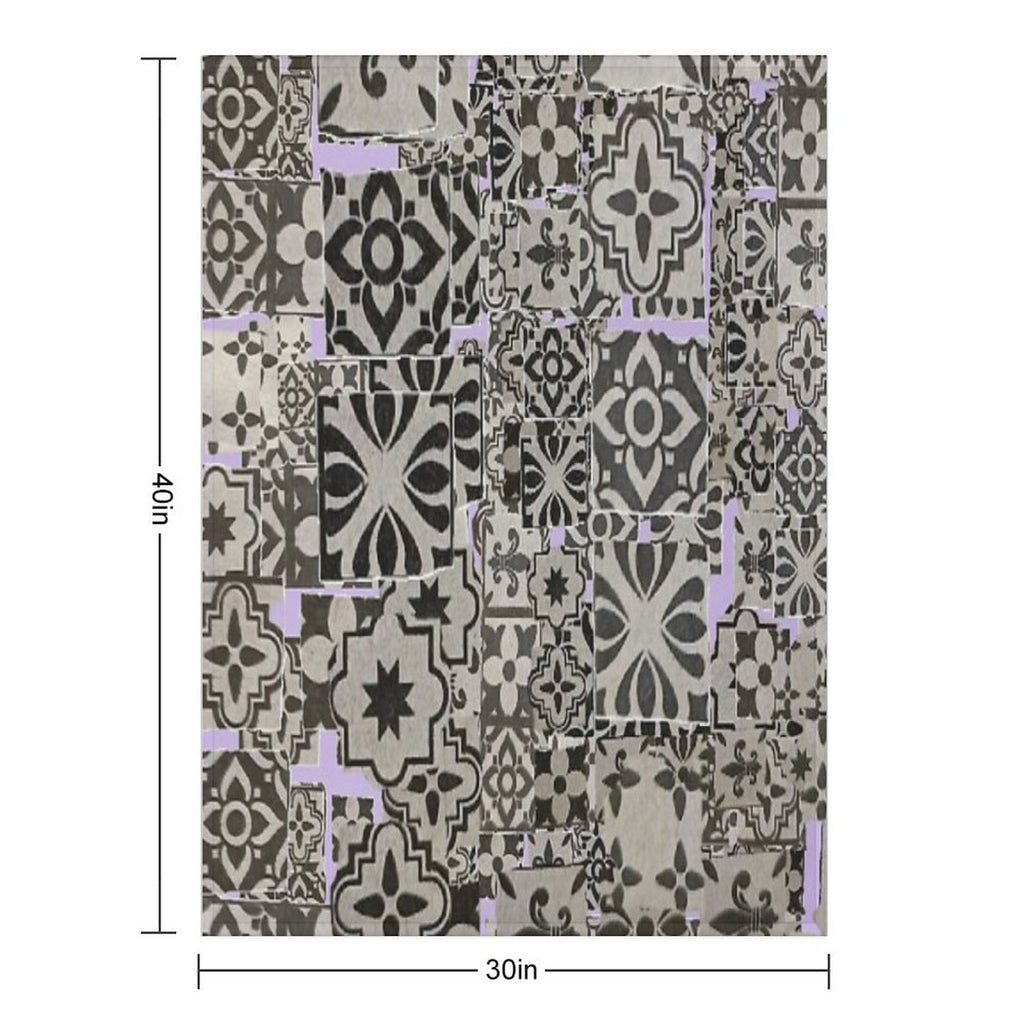 Moroccan Style Shrink-resistant Throw Blanket