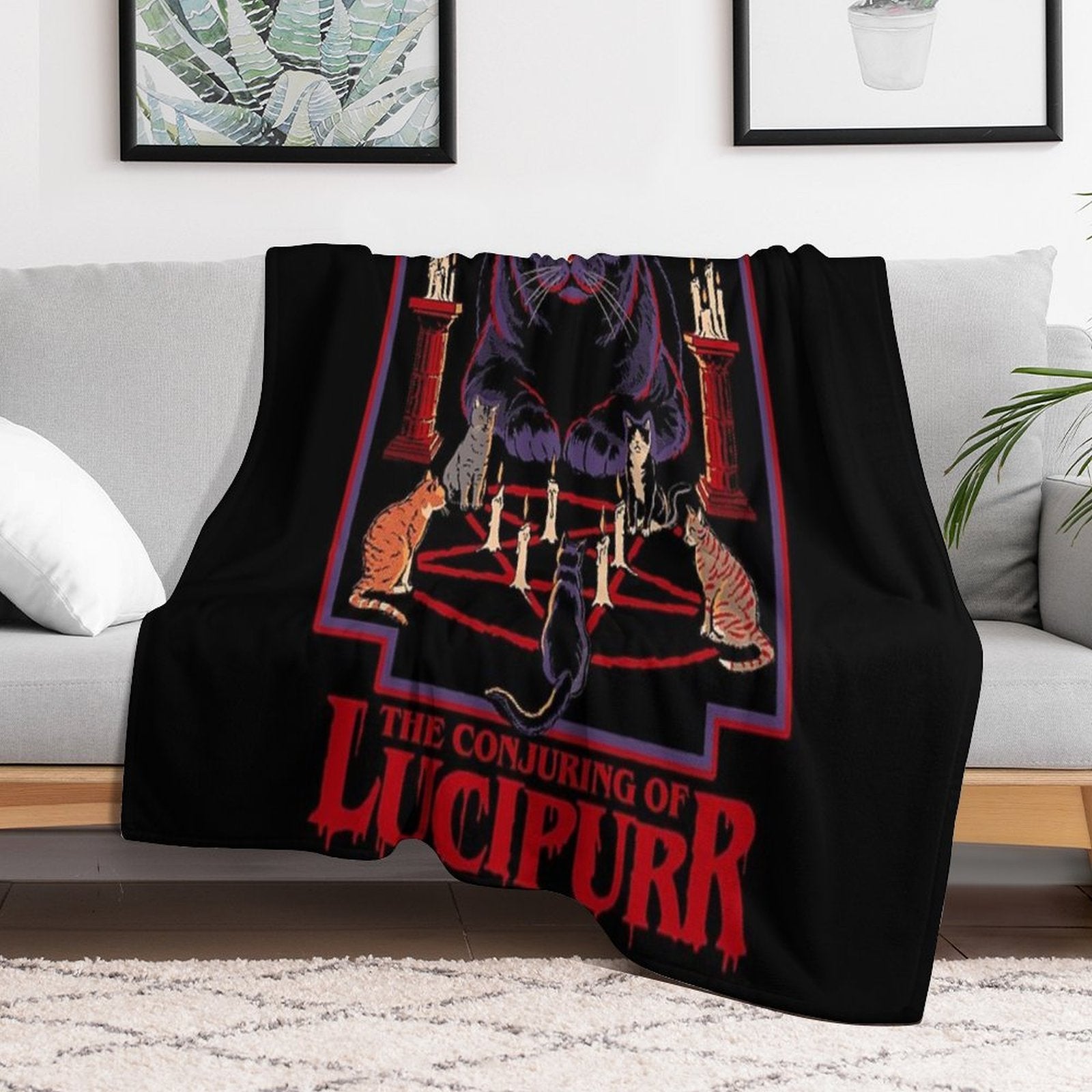 Lucipurr Compact Throw Blanket
