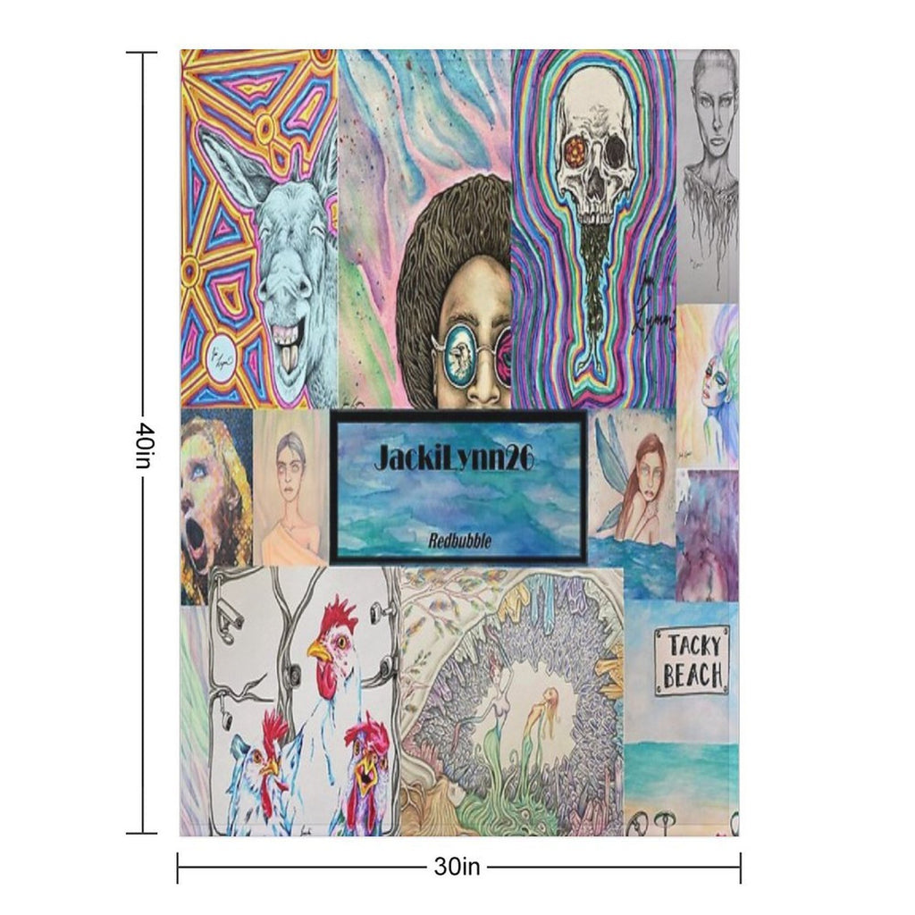 JackiLynn26 Collage Eco-conscious Throw Blanket