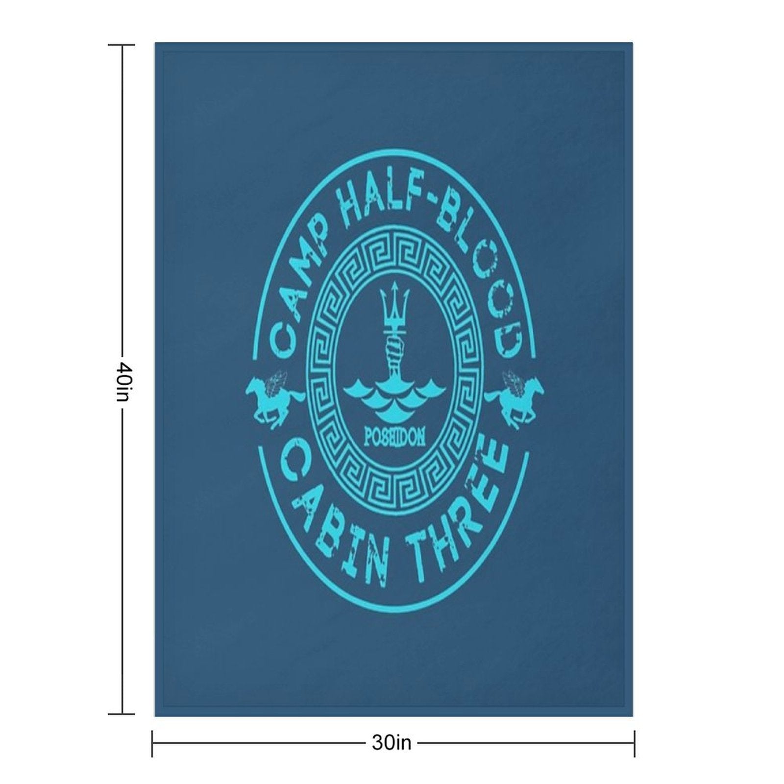 Camp Half Blood - Half Gift-ready Throw Blanket