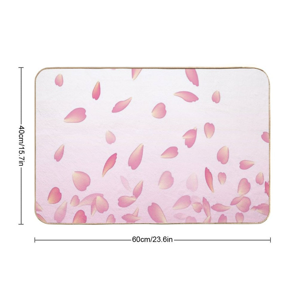 Sakura Cherry Blossom  Girlfriend Boyfriend Sakura  Repositionable Bath Mat