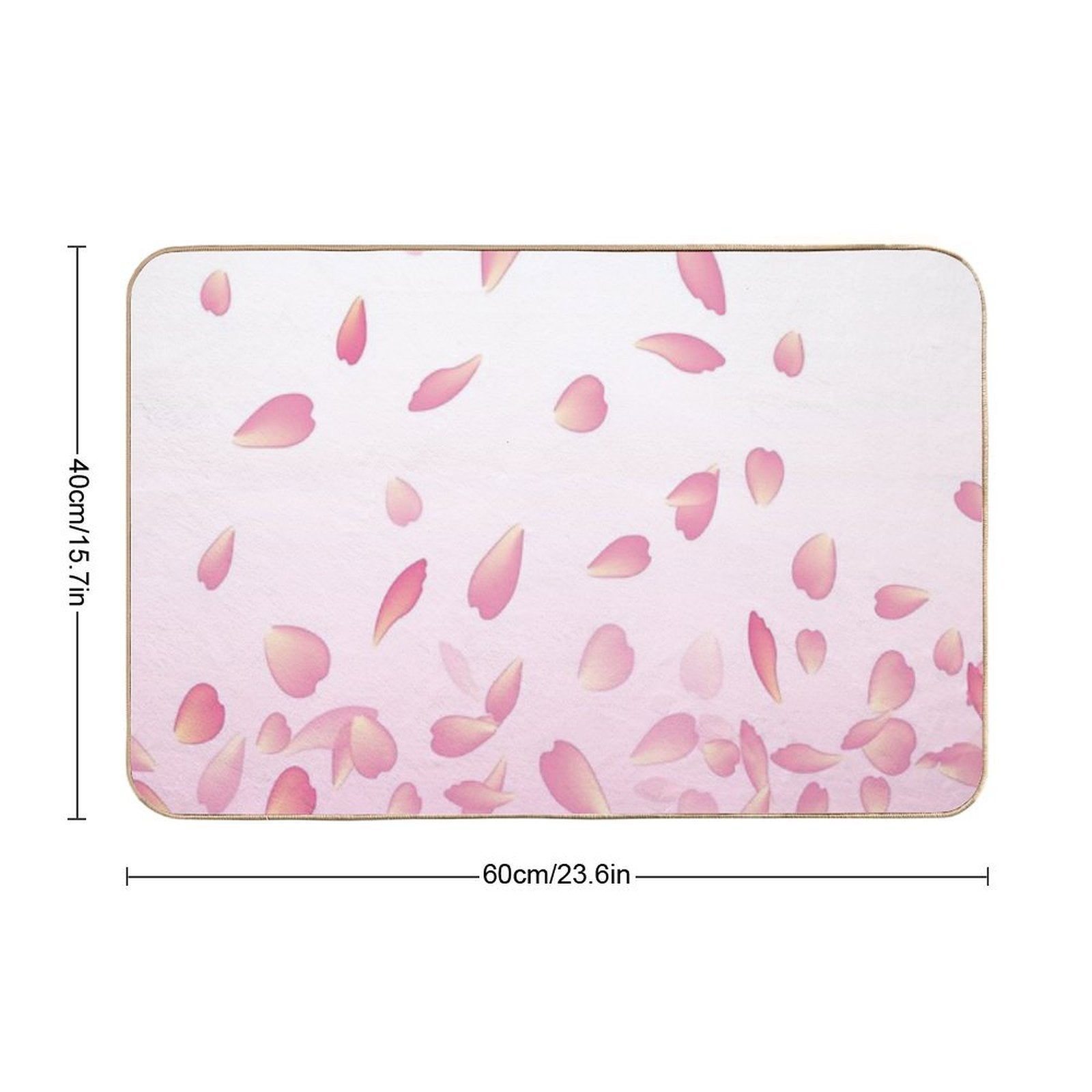 Sakura Cherry Blossom  Girlfriend Boyfriend Sakura  Repositionable Bath Mat