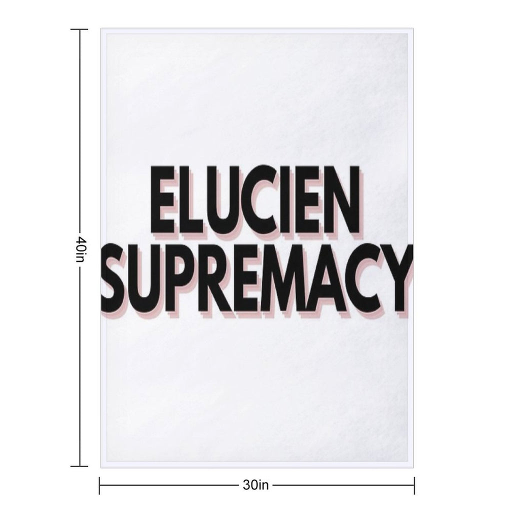 Elucien Supremacy Sustainable Throw Blanket