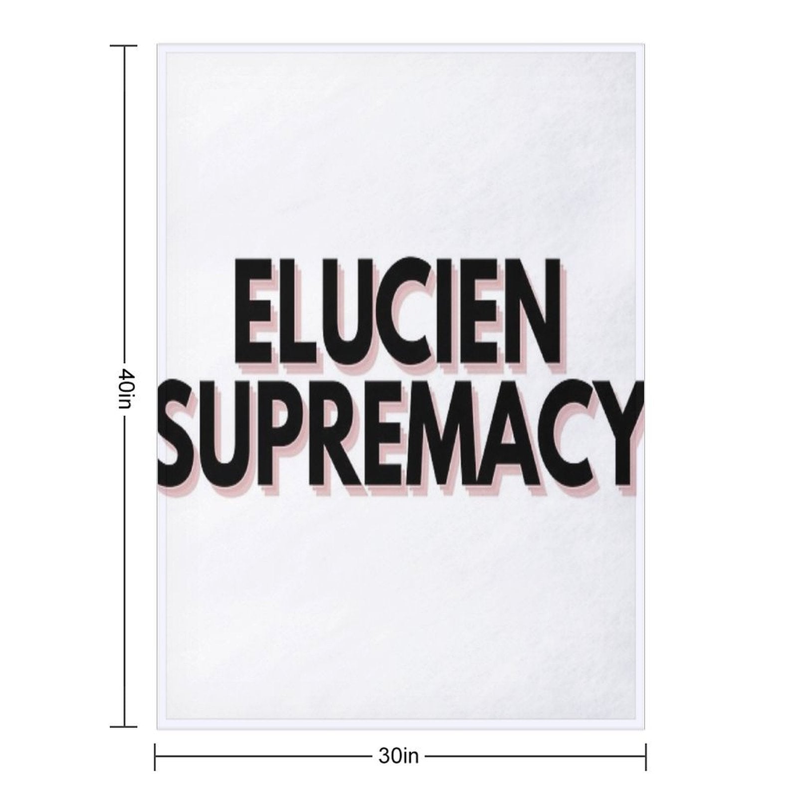 Elucien Supremacy Sustainable Throw Blanket
