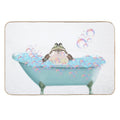 Toad Taking A Bath  Easy Maintenance Bath Mat