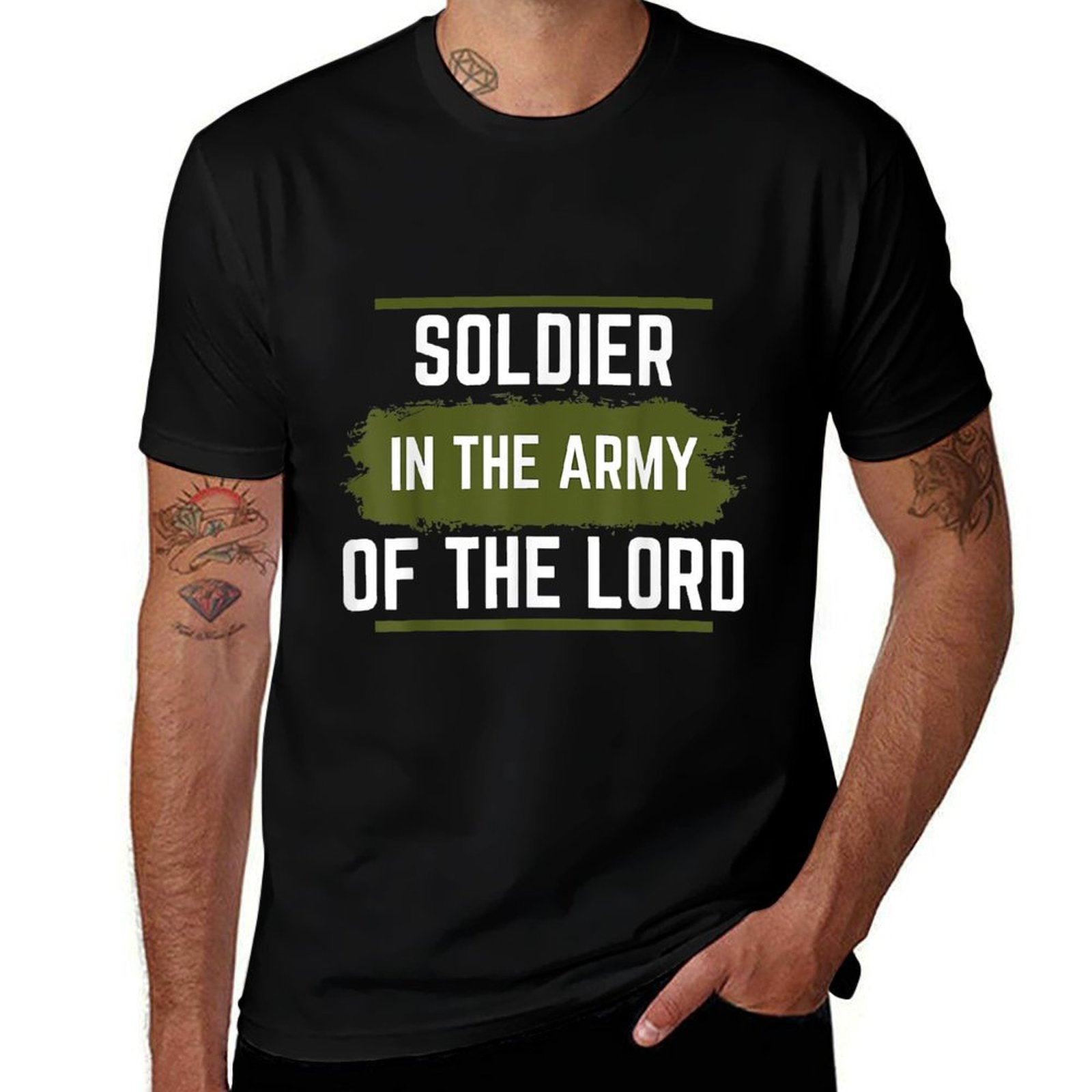 Inspirational - Soldier In The Army Of The Lord  Vintage-inspired T-Shirt