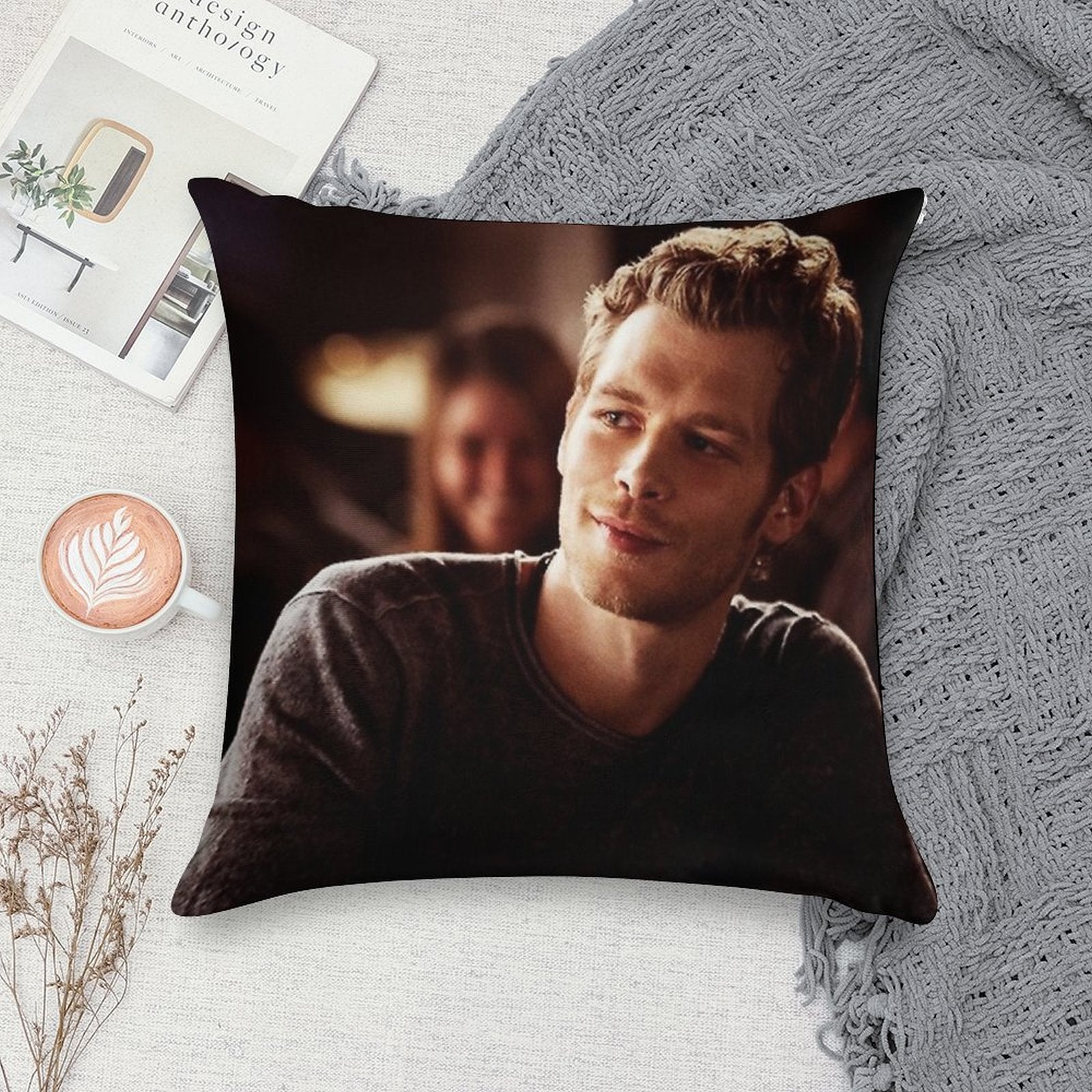 Klaus Mikaelson Soft High-Density Material Throw Pillow