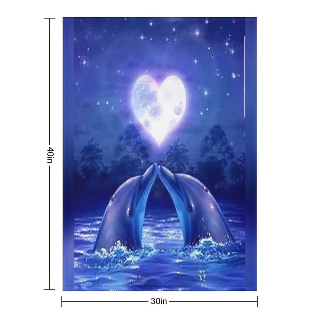 Dolphin Lightweight Throw Blanket