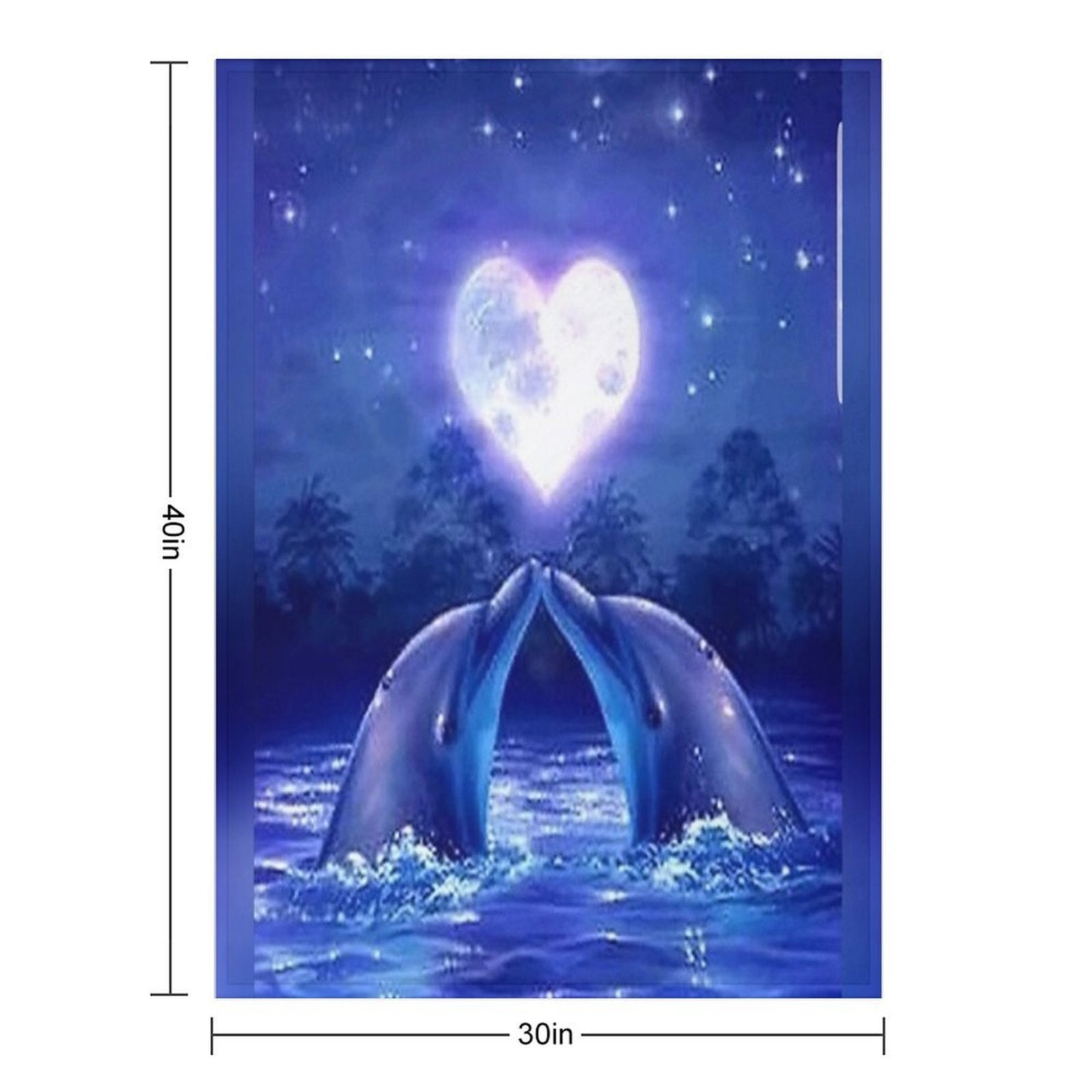 Dolphin Lightweight Throw Blanket
