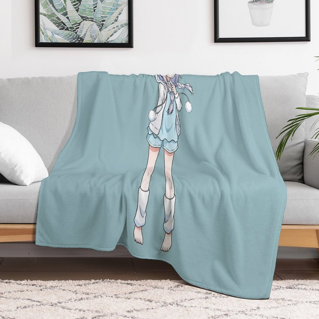 Anime Kawaii Girl Comfort Throw Blanket
