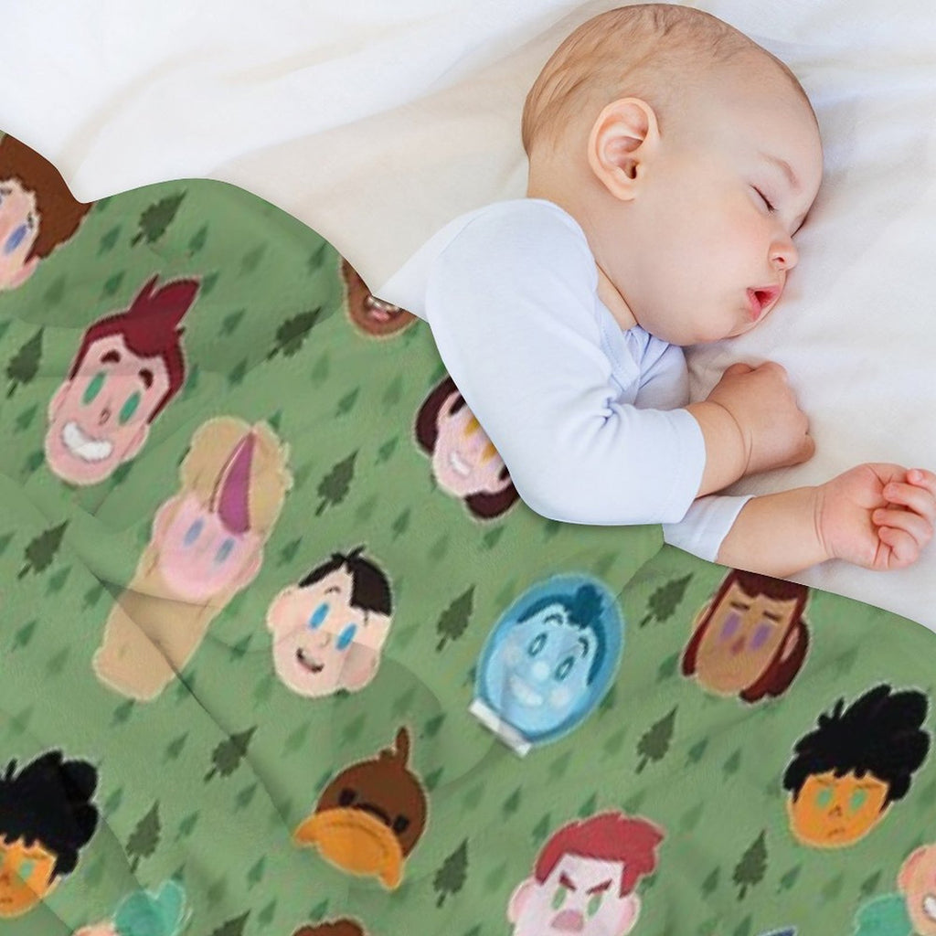 Camp Campbell Pattern Gift-ready Throw Blanket