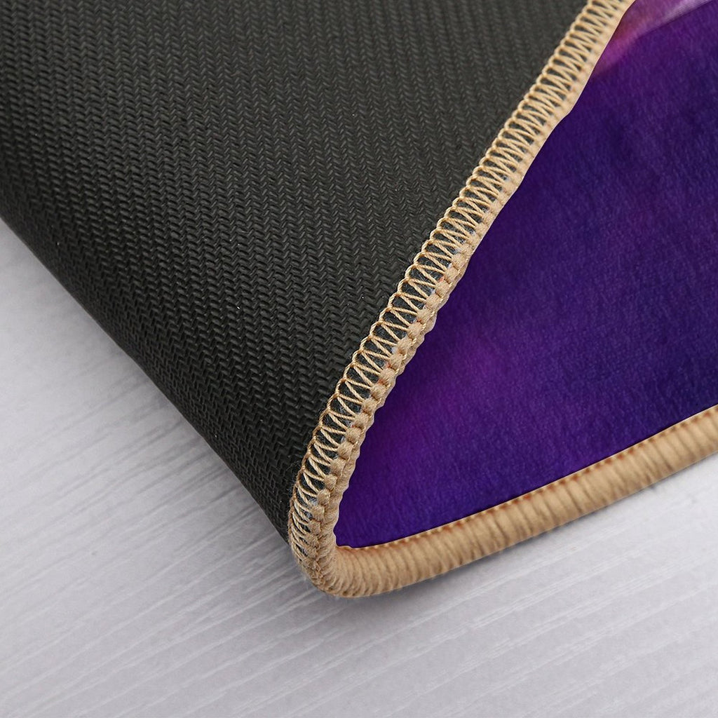 Purple Orchids  Fade-Resistant Bath Mat