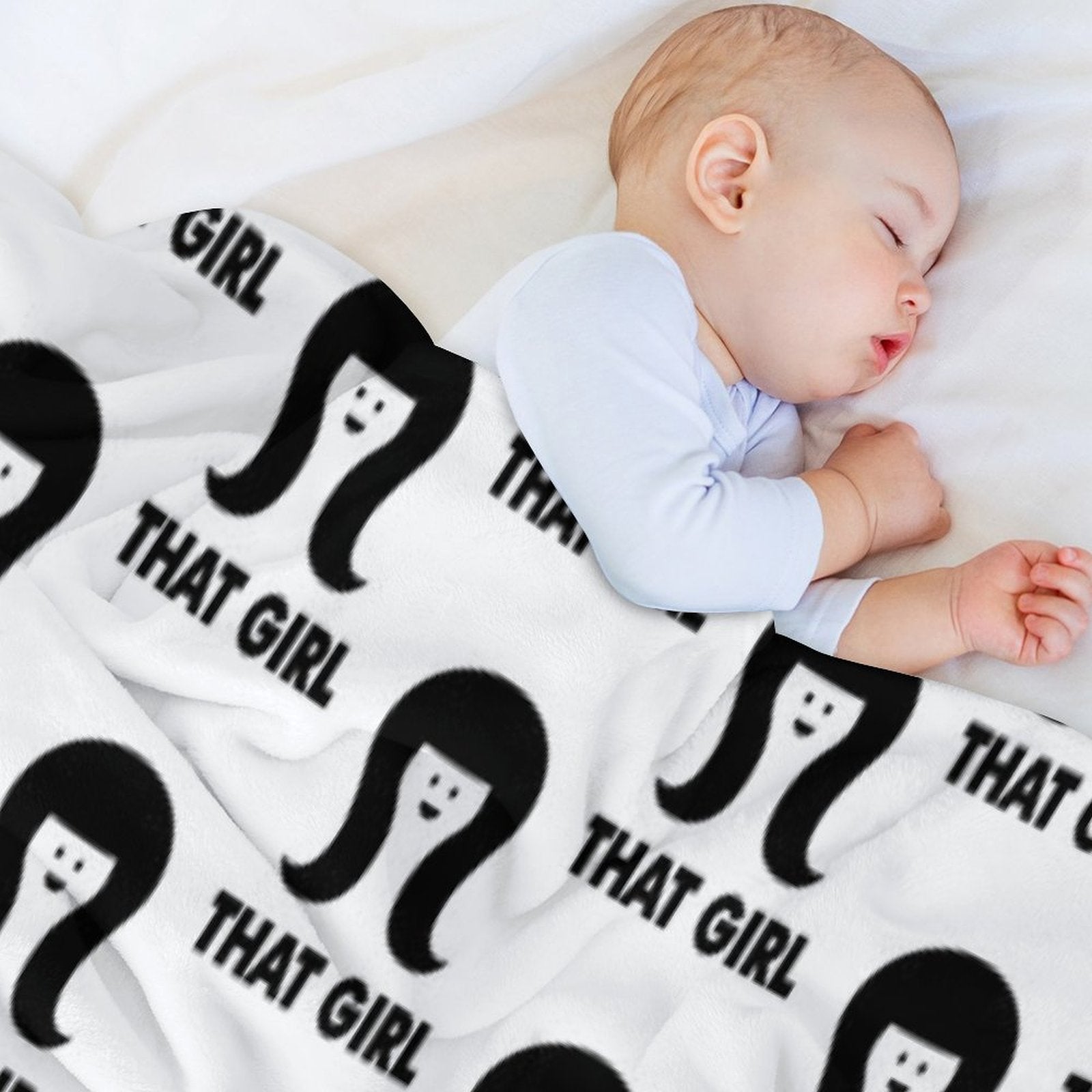 THAT GIRL Lightweight Throw Blanket