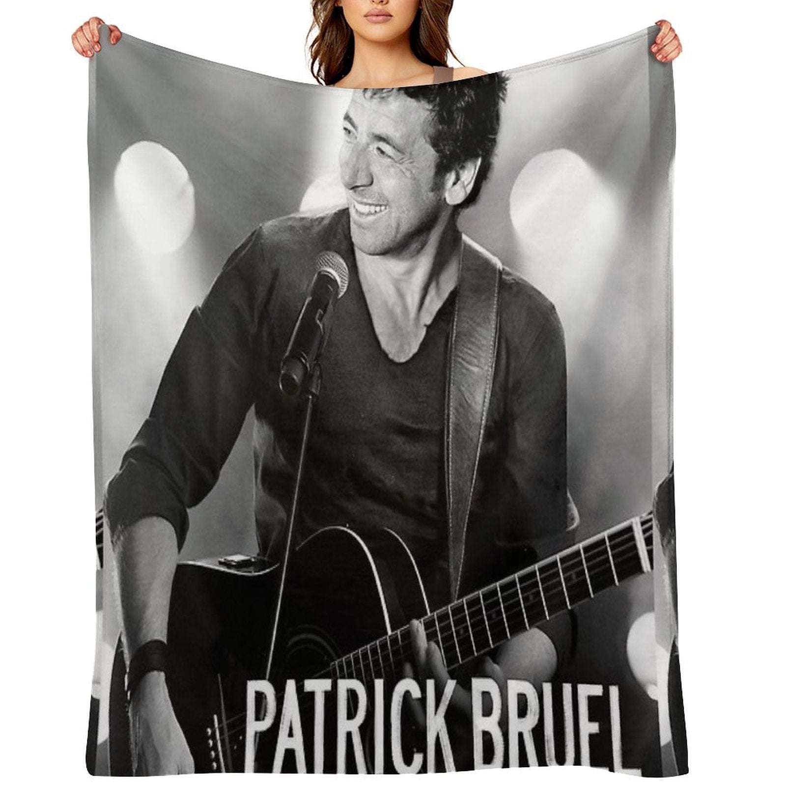 Thighaag Patrick Bruel Show Tour TOURNEE En ACOUSTIQUE 2022 Compact Throw Blanket
