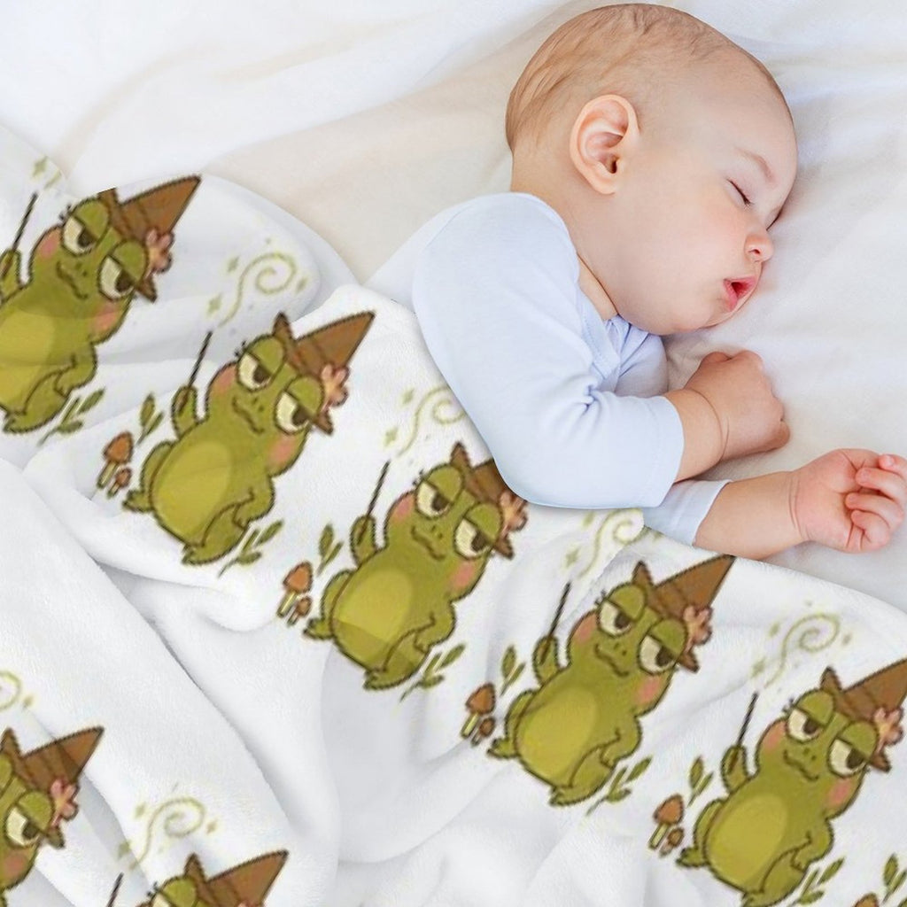Twigs Frog Compact Throw Blanket