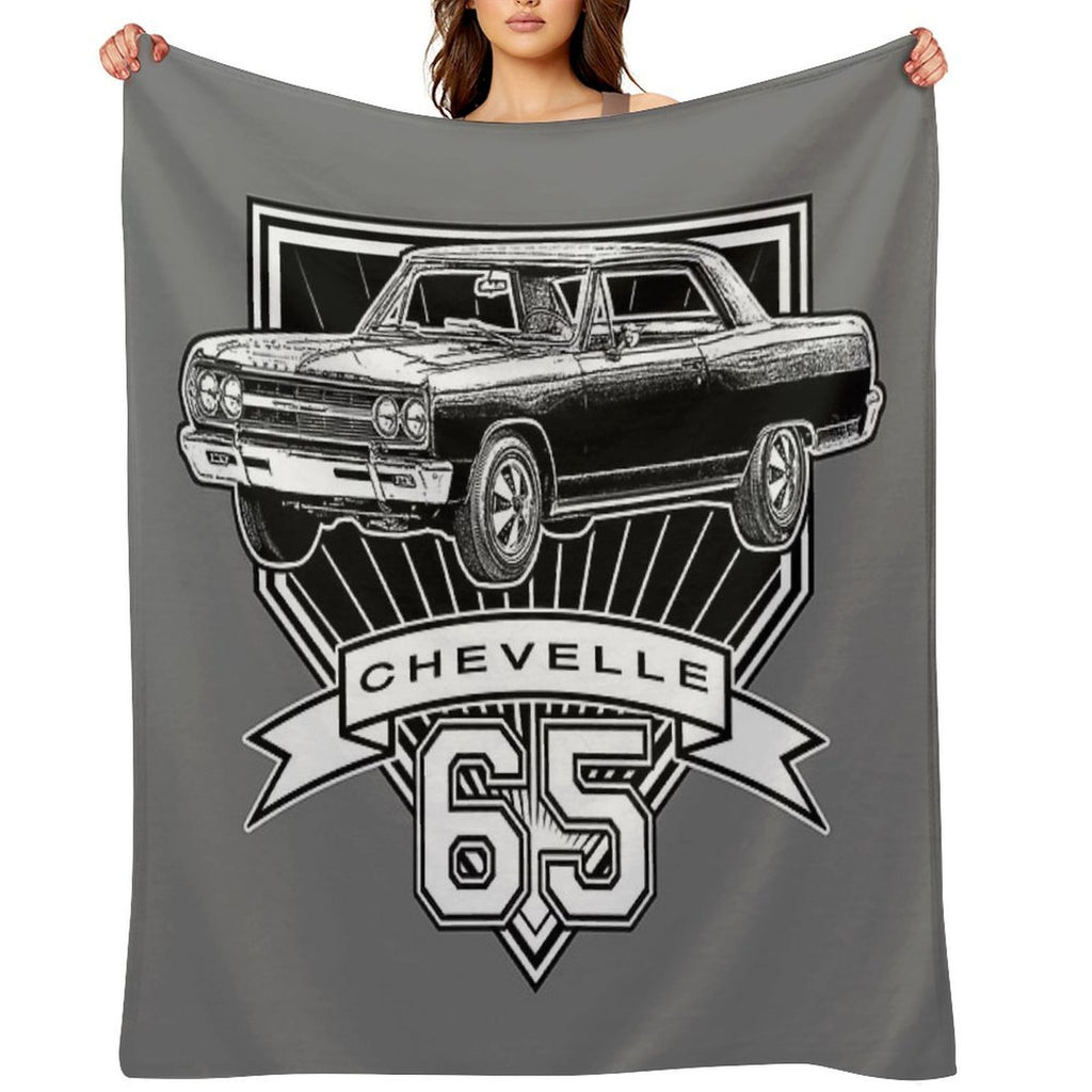1965 Chevelle Sustainable Throw Blanket