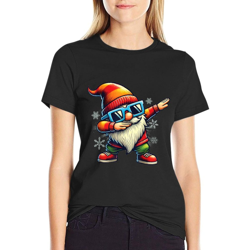 Dabbing Cute Gnome Christmas Gnomes Dab Dance Xmas Boys Kids  Lightweight T-Shirt